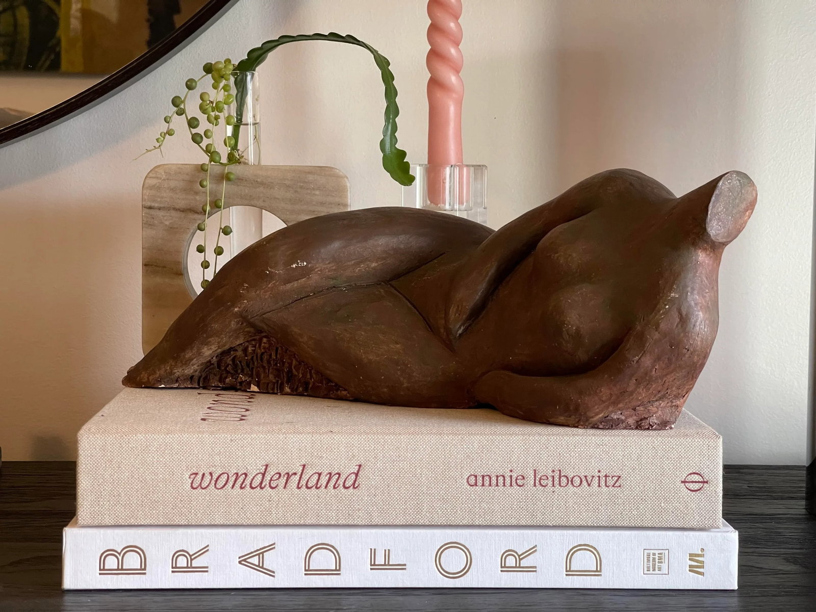 Mid 20th Century Modern Abstract Reclining Female Nude Sculpture - 4