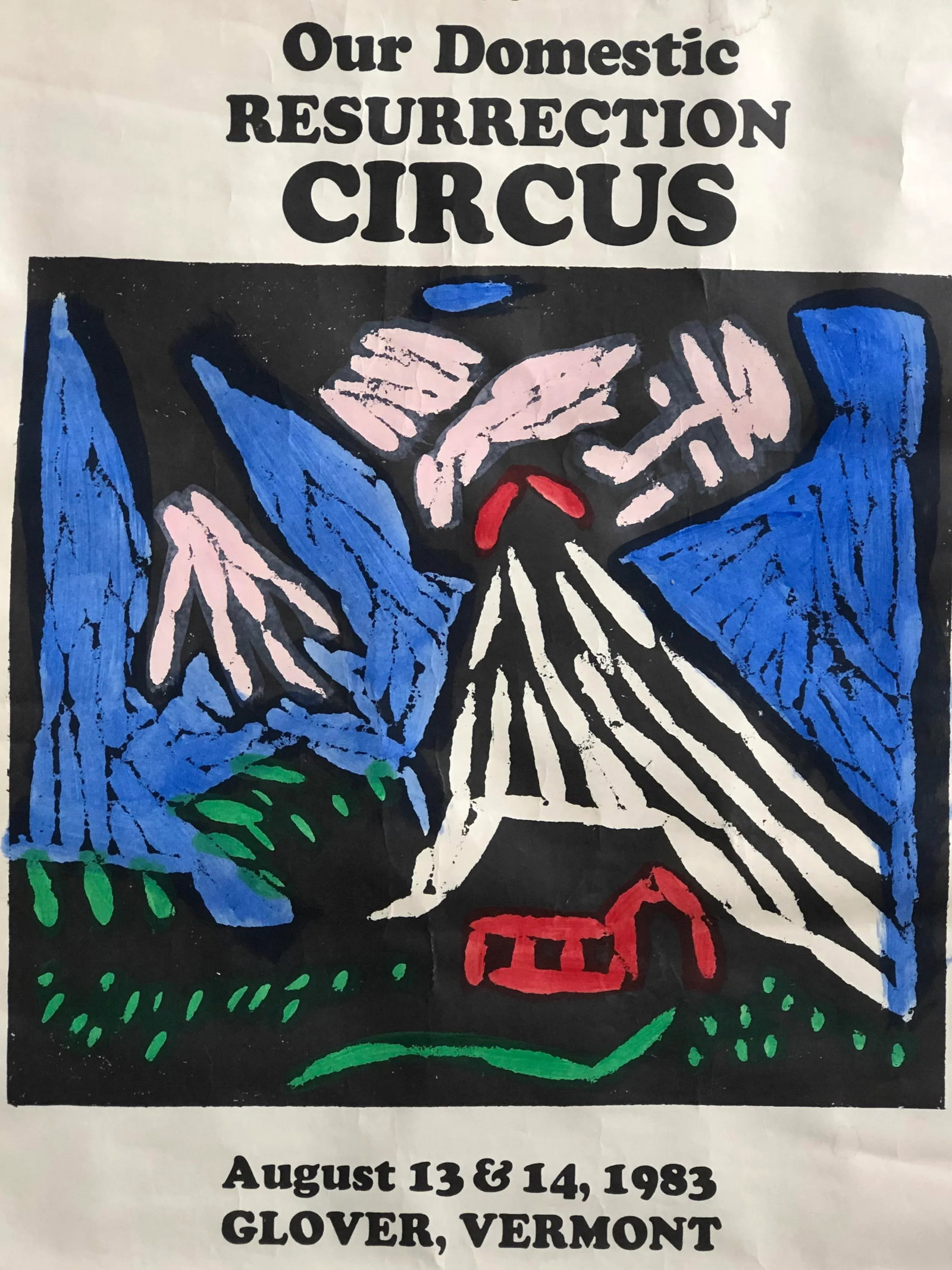 Vintage Original Art Theater Poster - 2