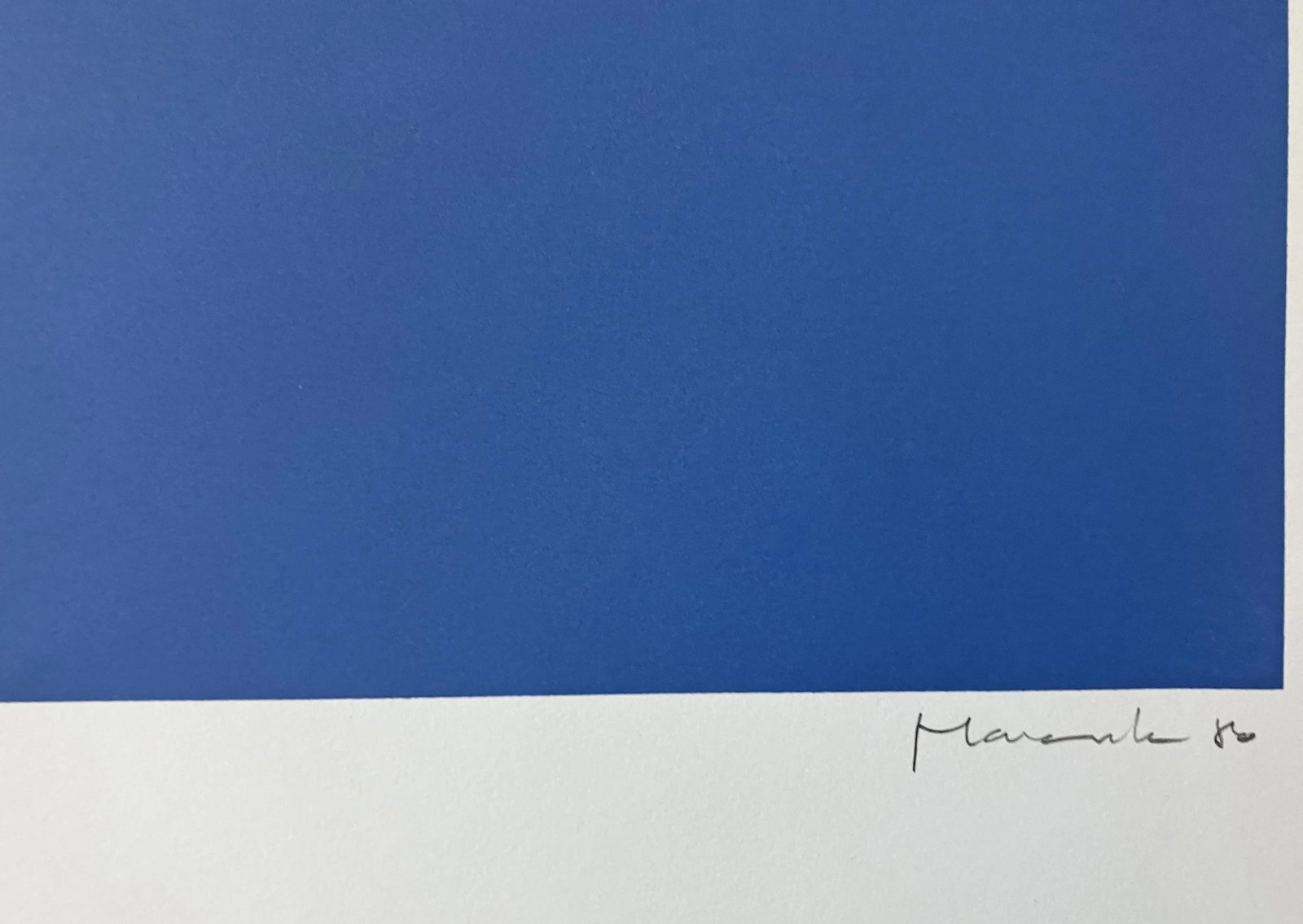 1980s "Bermuda Triangle" Jean-Marie Haesle Abstract Geometric Signed and Numbered Serigraph - 3