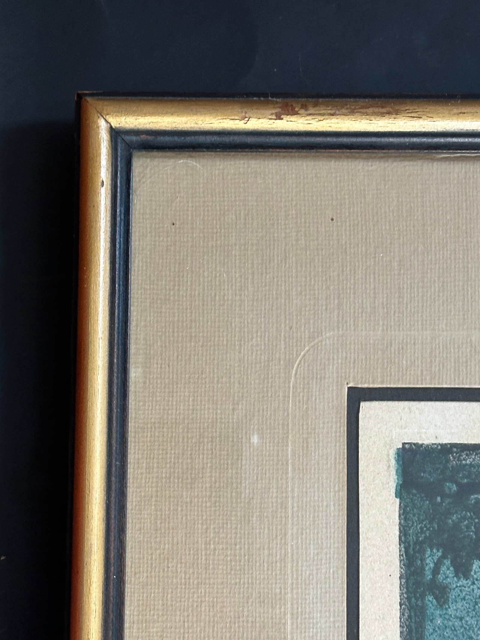 Vintage Framed Early 20th Century Landscape Woodblock Print - 6