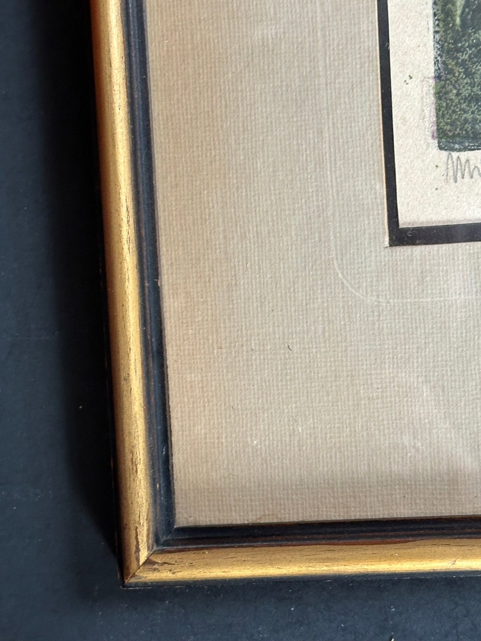 Vintage Framed Early 20th Century Landscape Woodblock Print - 9