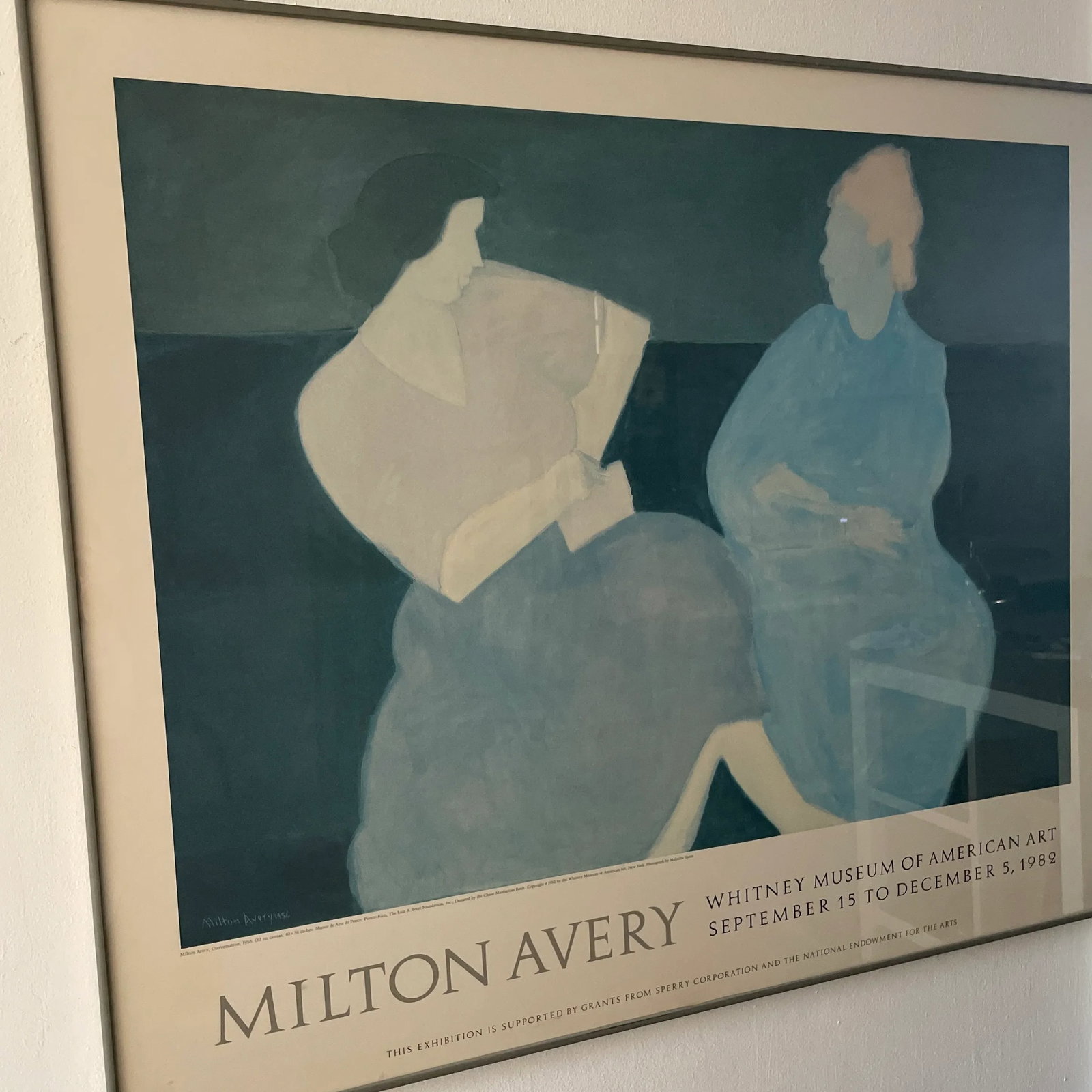 1982 Milton Avery Exhibition Poster, Whitney Museum of Modern Art - 3