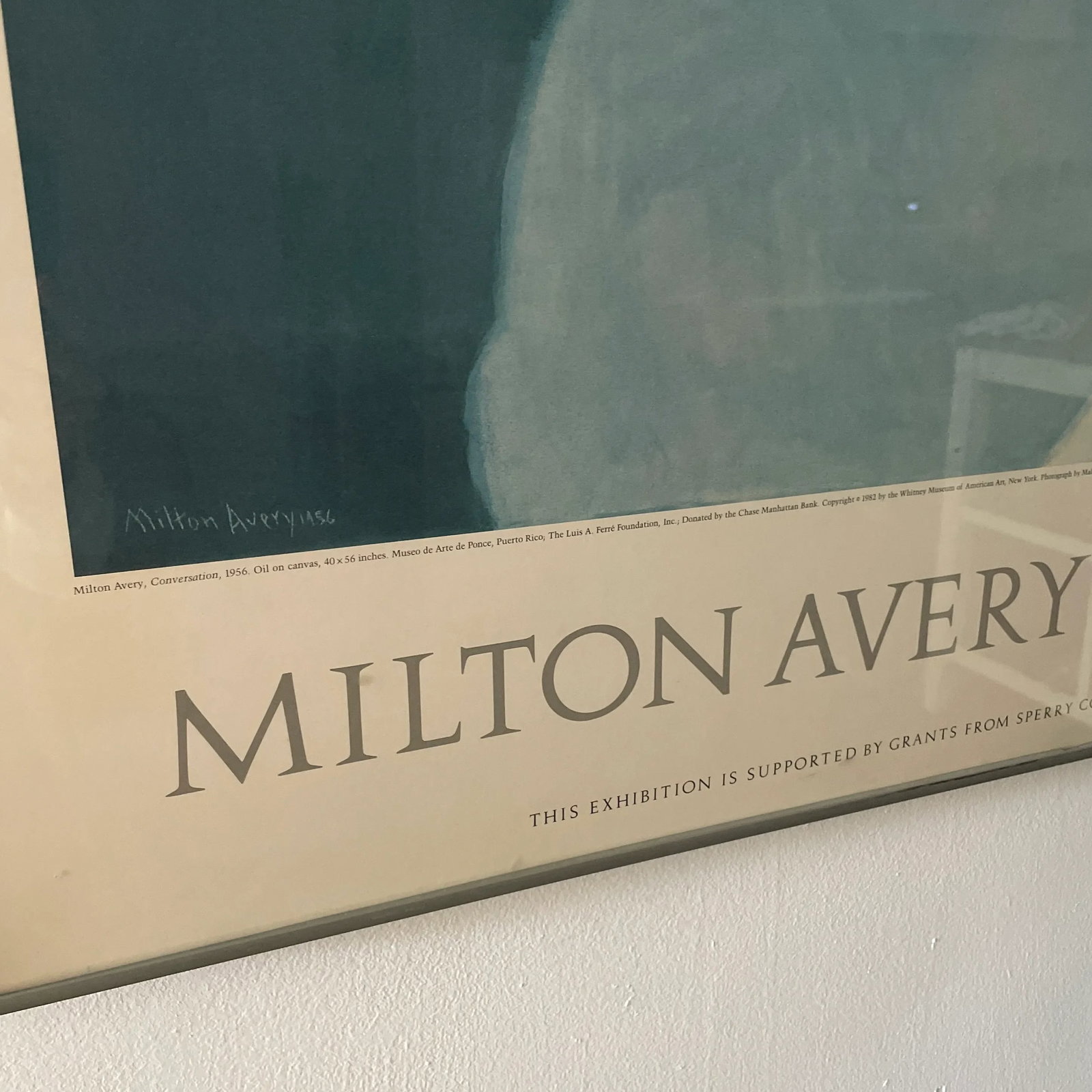 1982 Milton Avery Exhibition Poster, Whitney Museum of Modern Art - 4