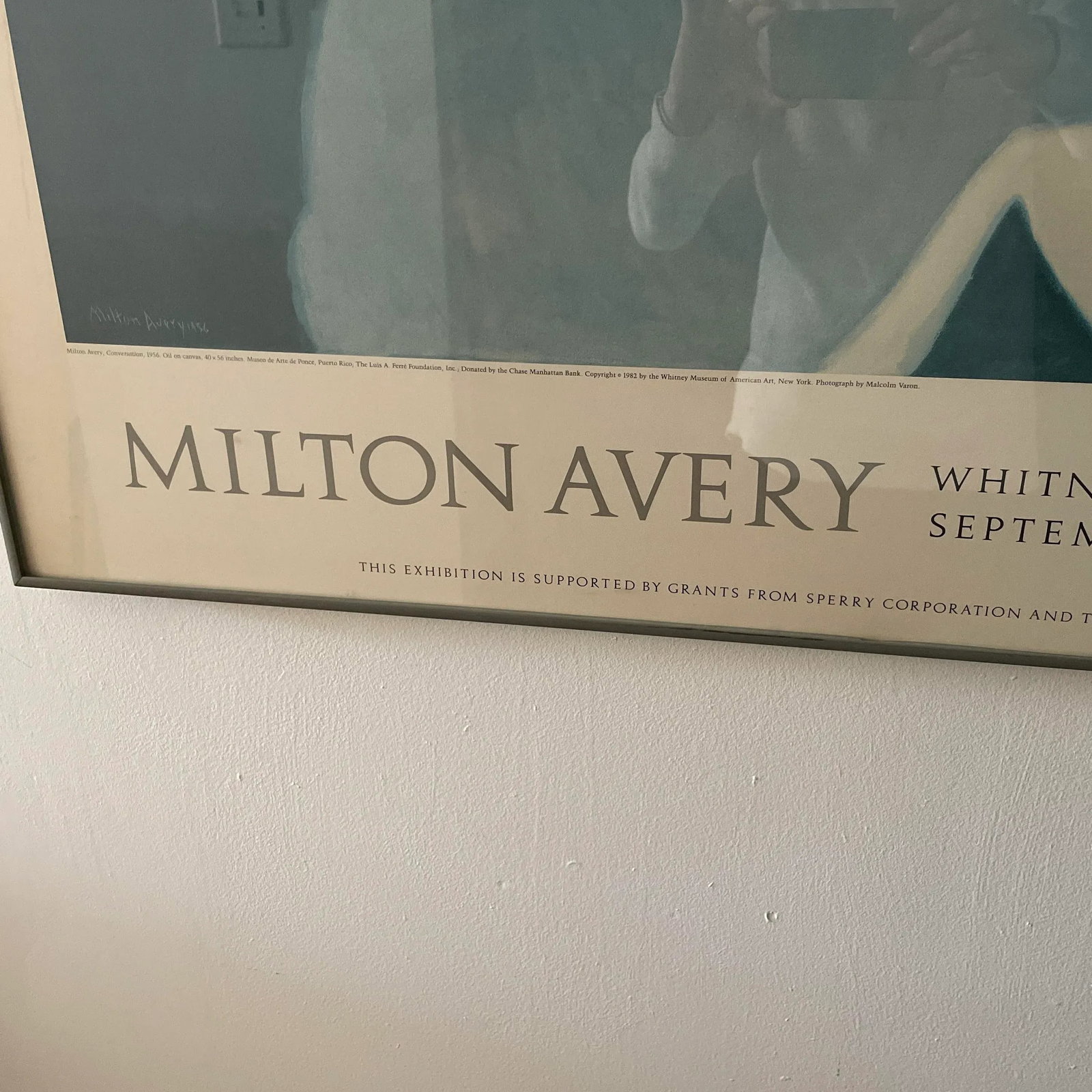 1982 Milton Avery Exhibition Poster, Whitney Museum of Modern Art - 8
