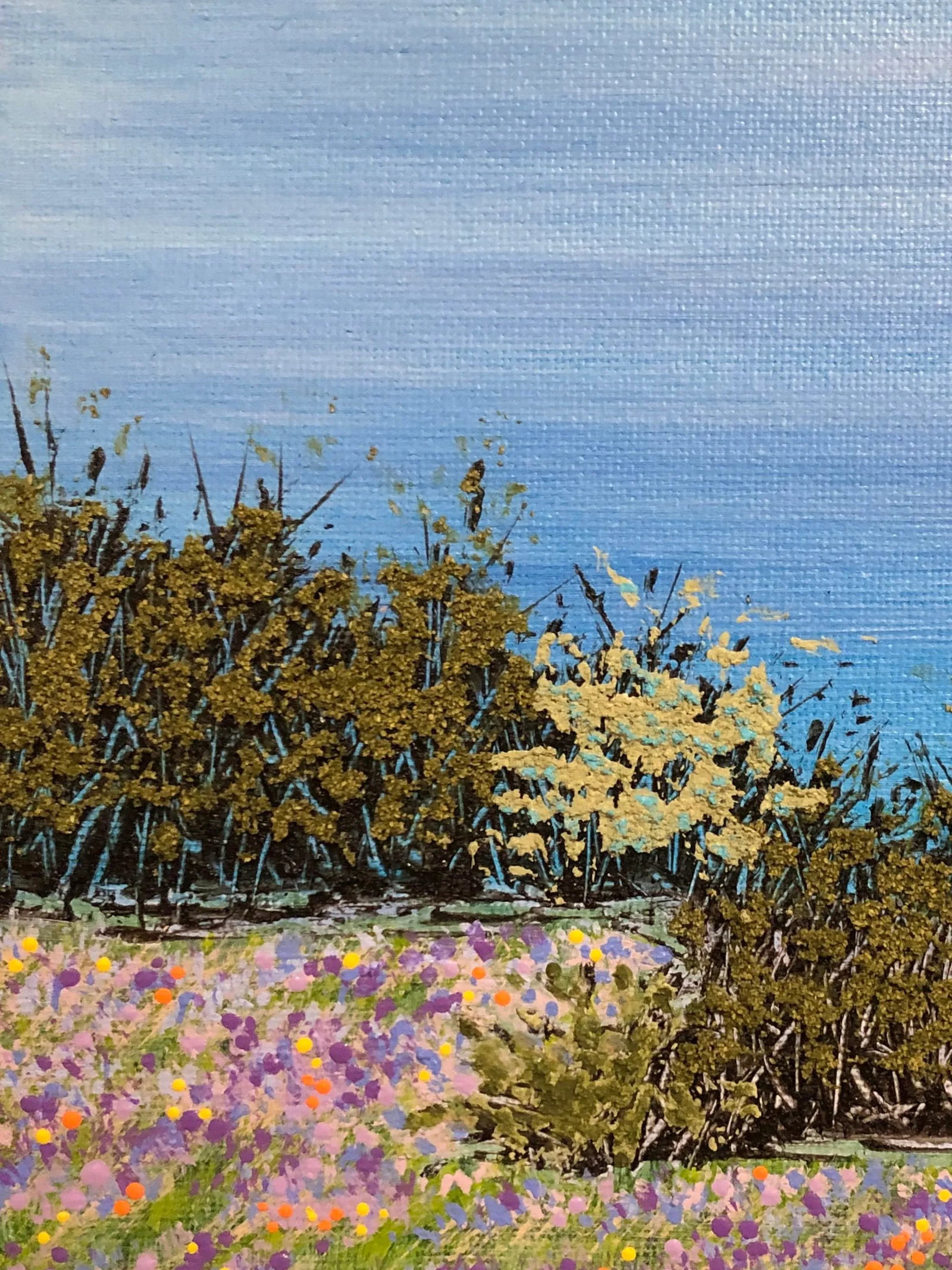 Contemporary 'Spring Brings Hope' Acrylic Painting - 2