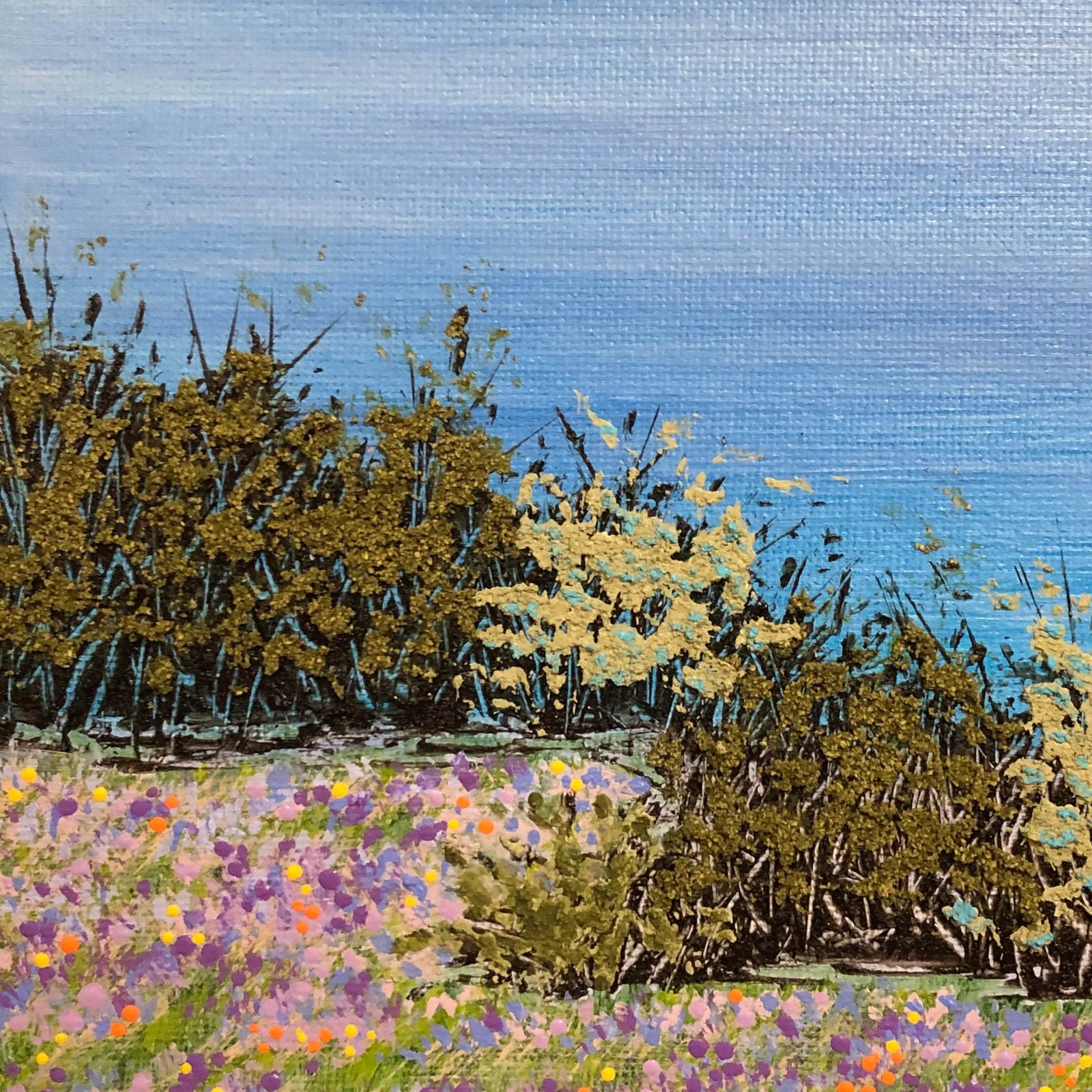 Contemporary 'Spring Brings Hope' Acrylic Painting - 3