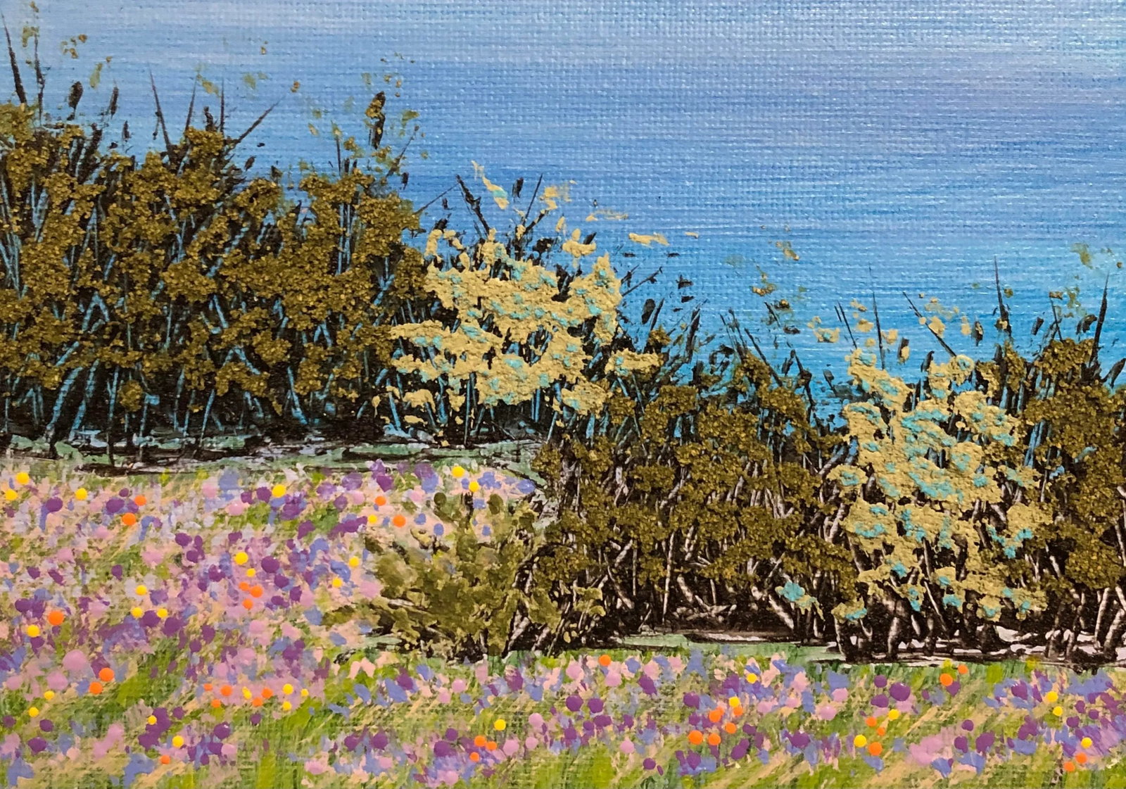 Contemporary 'Spring Brings Hope' Acrylic Painting - 4