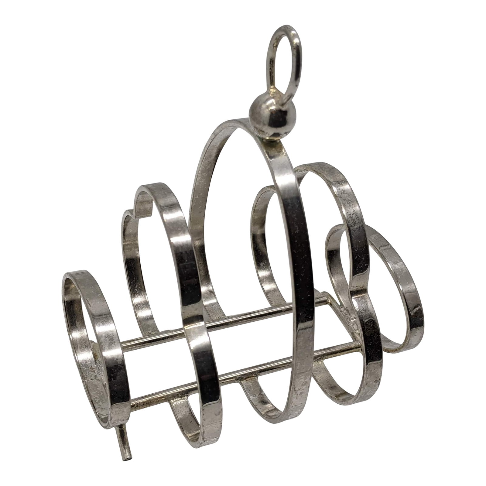 Antique SIlverplate Toast Rack or Letter Sorter Holder (1 of 4)