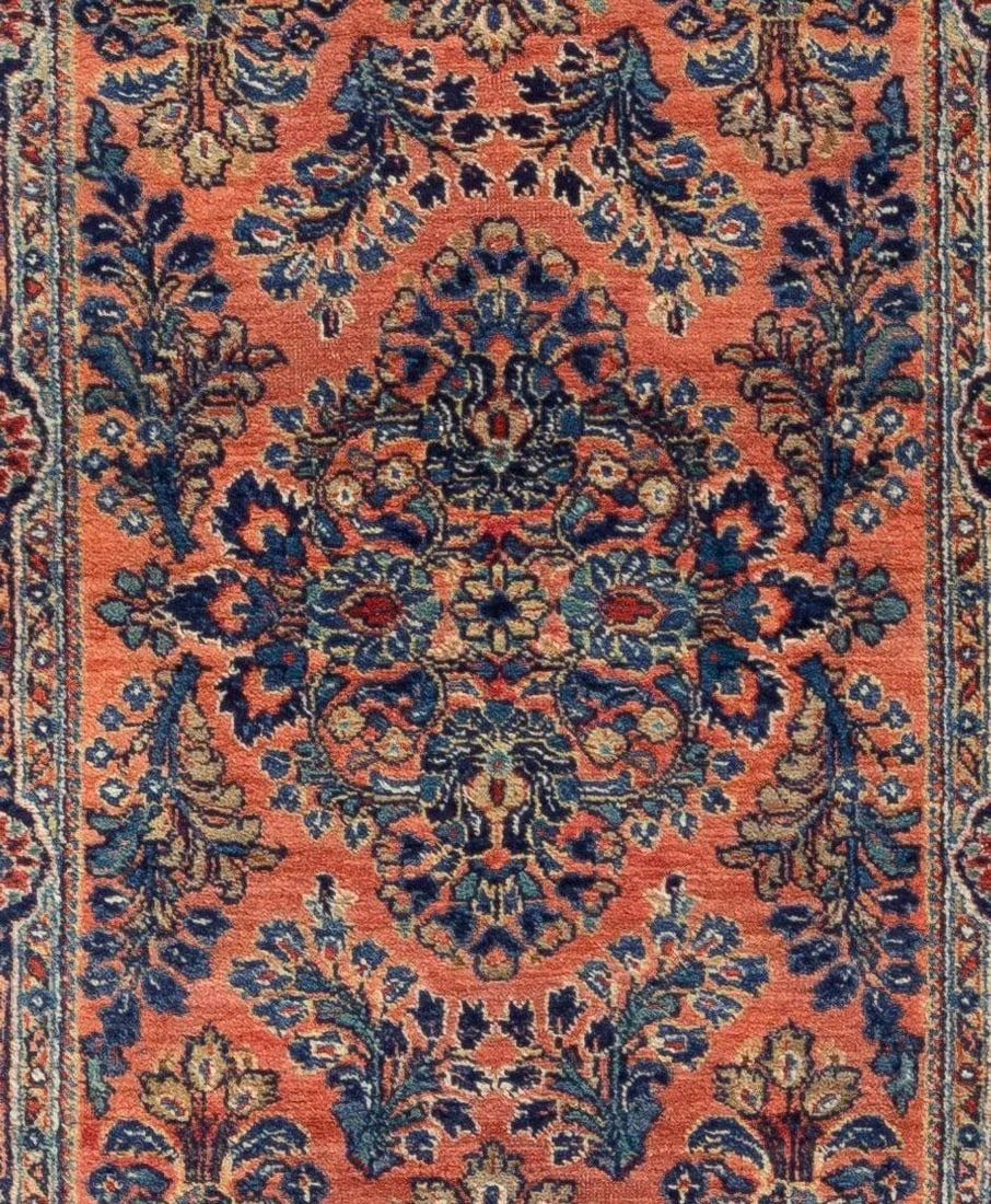 1920s Vintage Narrow Sarouk Runner - 2