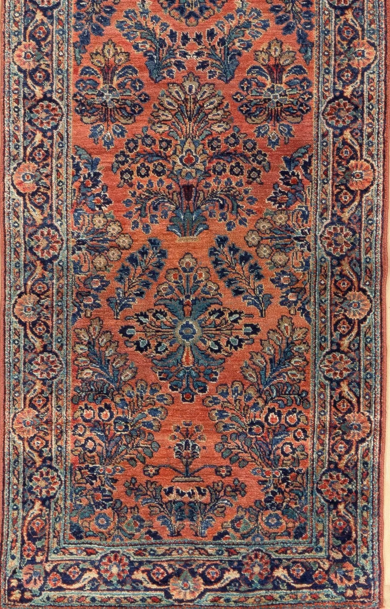 1920s Vintage Narrow Sarouk Runner - 3