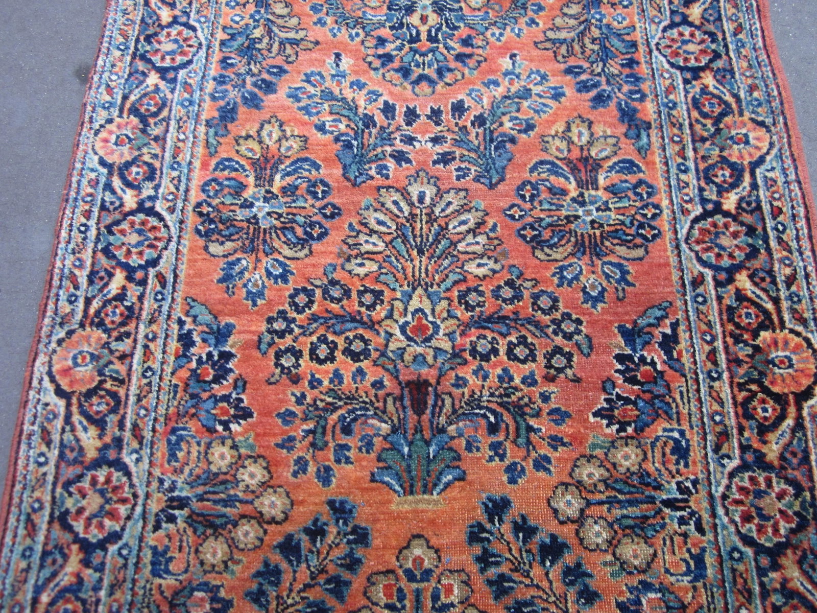 1920s Vintage Narrow Sarouk Runner - 8