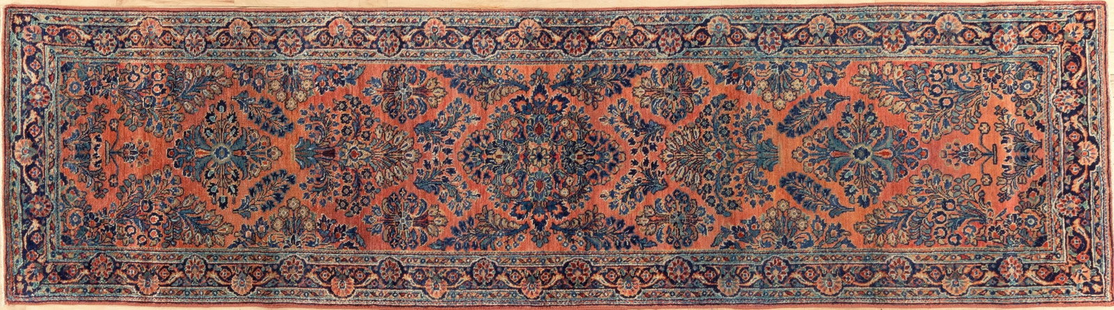1920s Vintage Narrow Sarouk Runner - 9