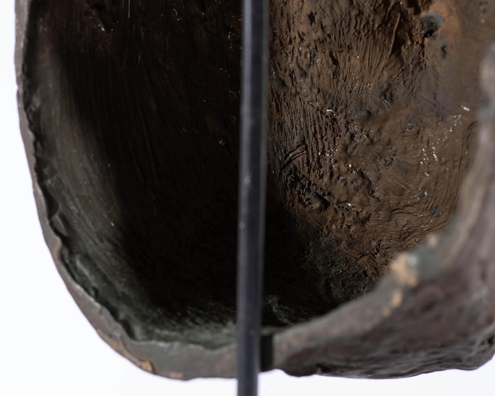 Abstract Bronze Sculpture of a Face - 5