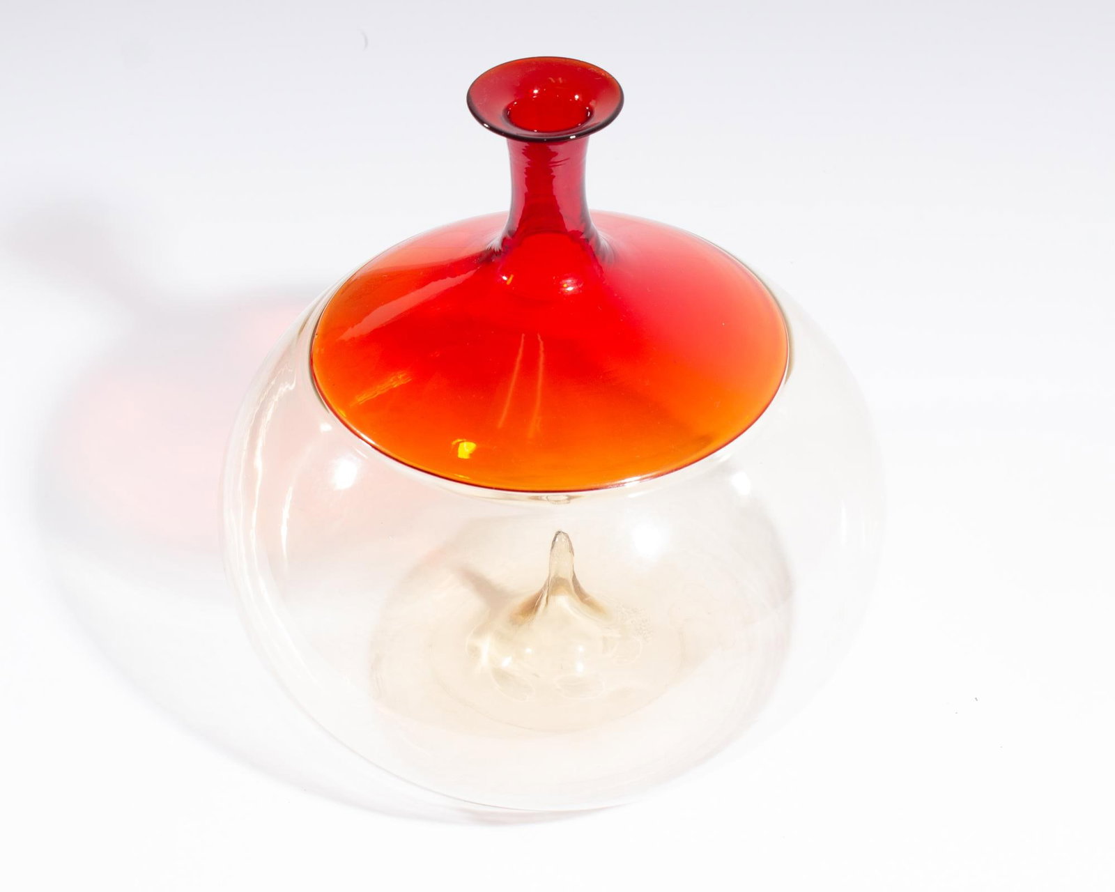 Italian Murano Bolle Bottle Vase by Tapio Wirkkala for Venini - 3