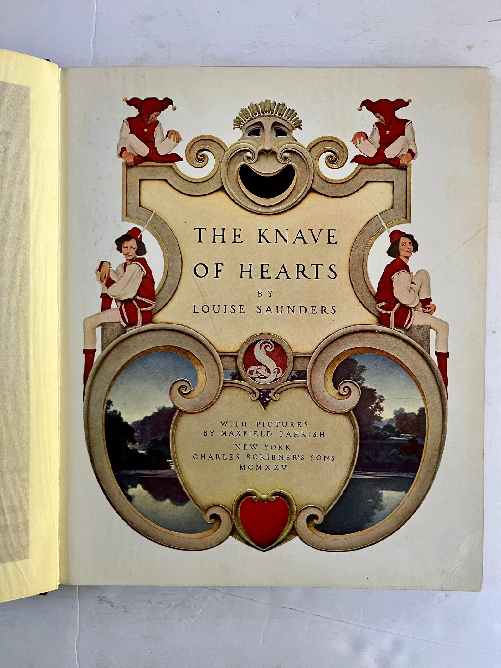 The Knave of Hearts, 1925, Scribner's, 1st Folio Edition, Illus. By Maxwell Parrish Book - 4