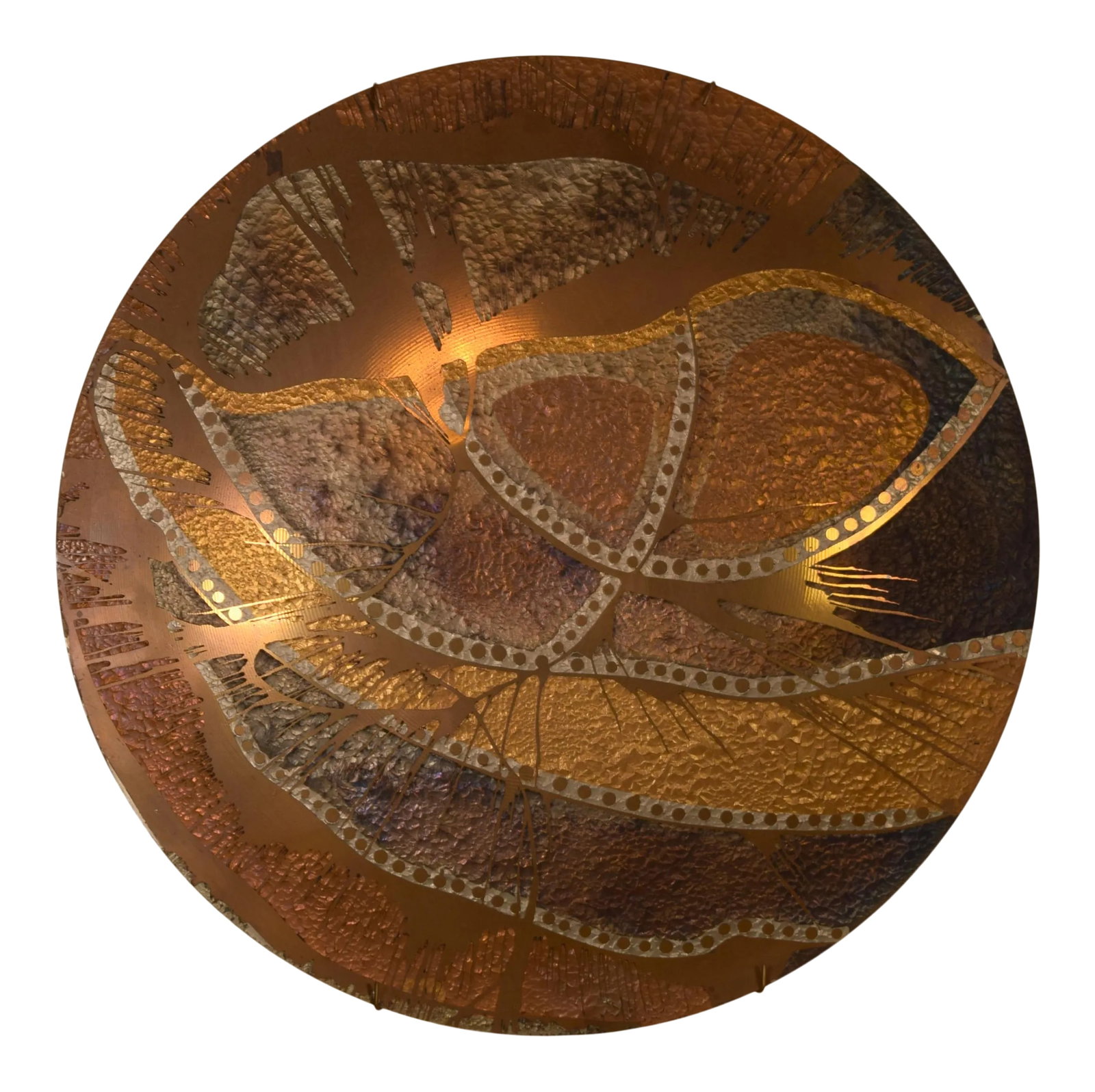 1970s Large Lee Barnes Peck Decorative Charger (1 of 9)