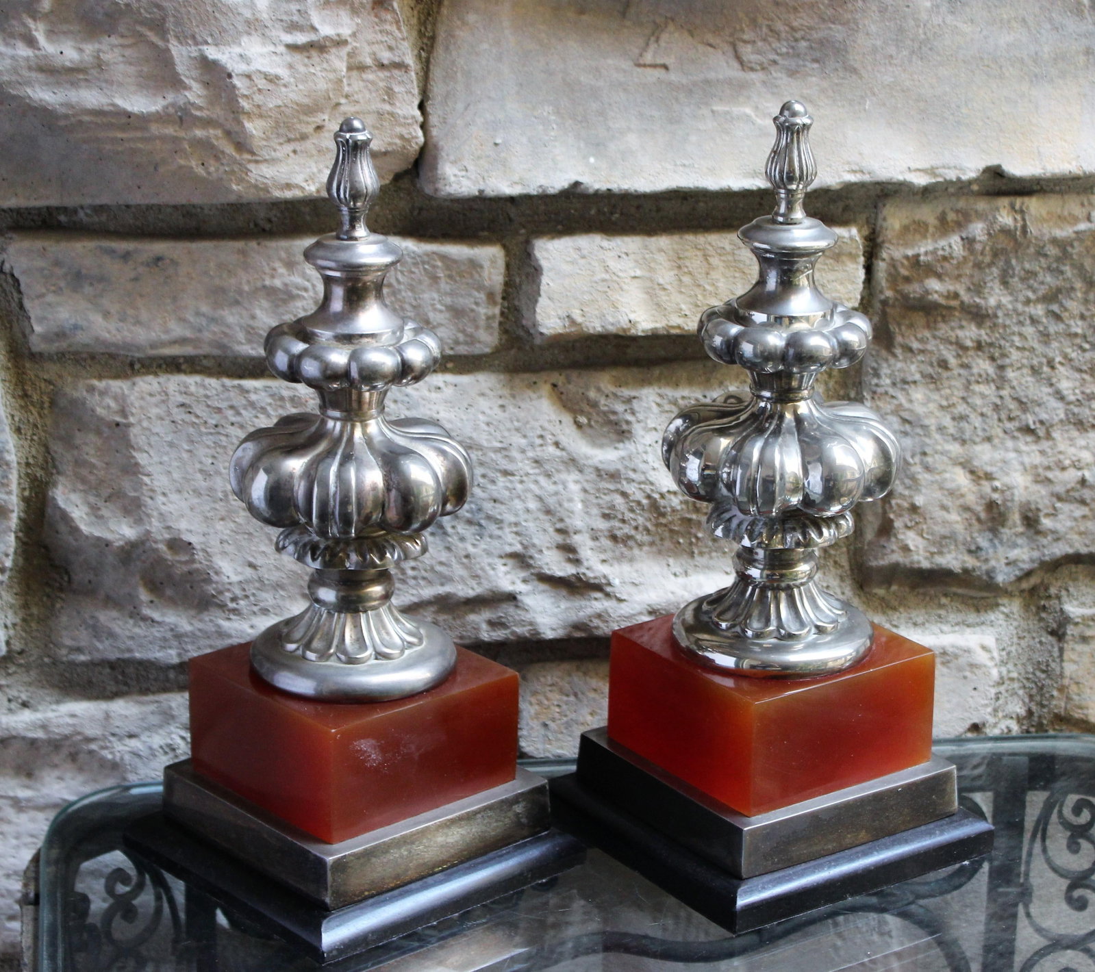 Bombay Company Obelisks - a Pair - 2