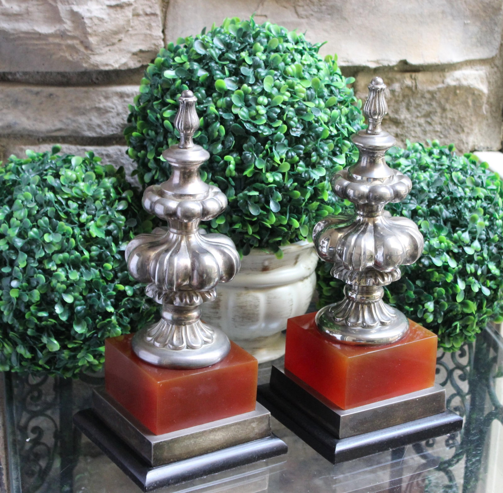 Bombay Company Obelisks - a Pair - 3
