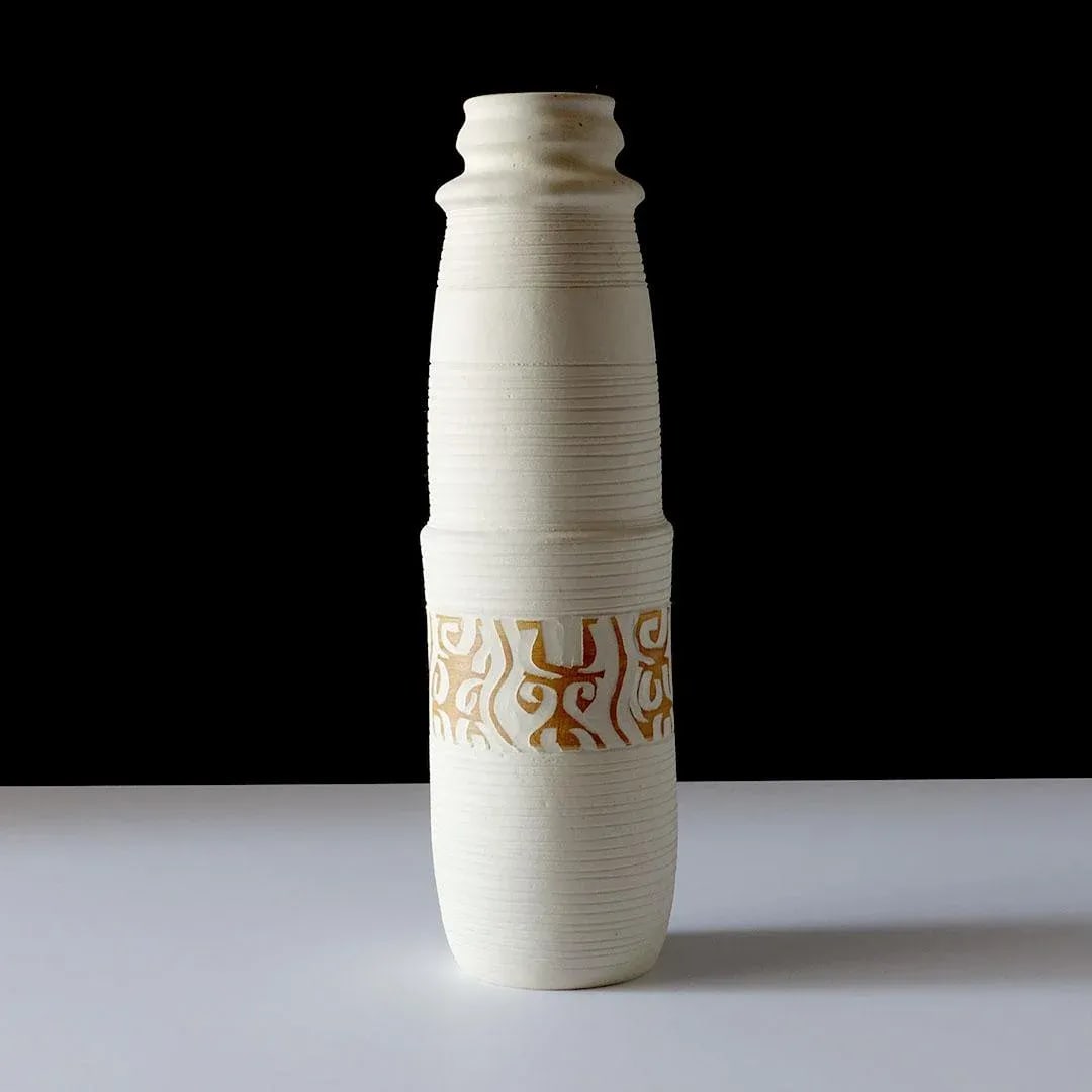Vintage Mid 20th Century Bror Chail Israel Pottery Vase - 2