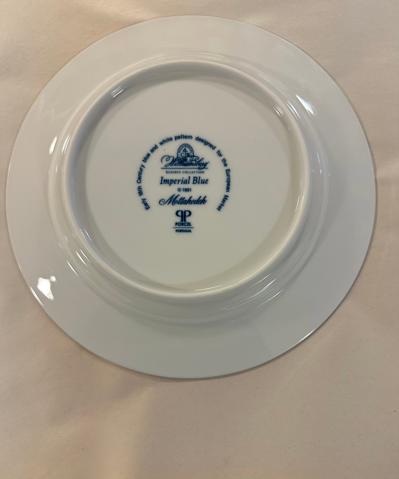 Five 18th Century Mottahedeh Imperial Blue Dessert Plates - Buy Individual Plates @ $75 - 2