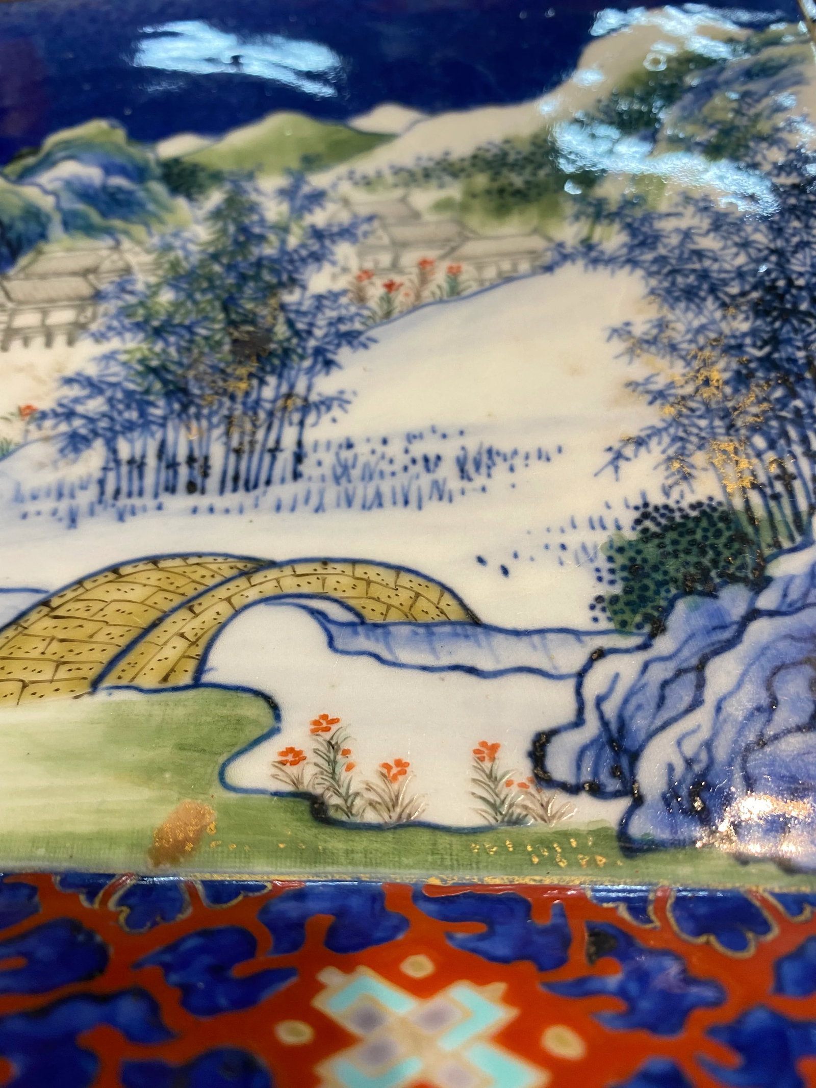 Antique Japanese Imari Ceramic Dish - 3