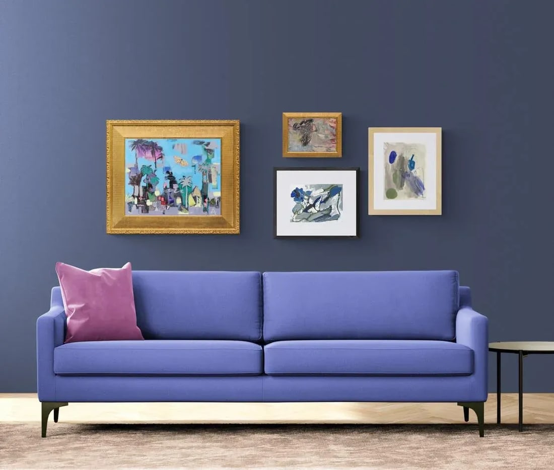 "Travel Poem #1-Tropics" Original Mixed Media Artwork on Canvas by Cassandra L. Auker - 4