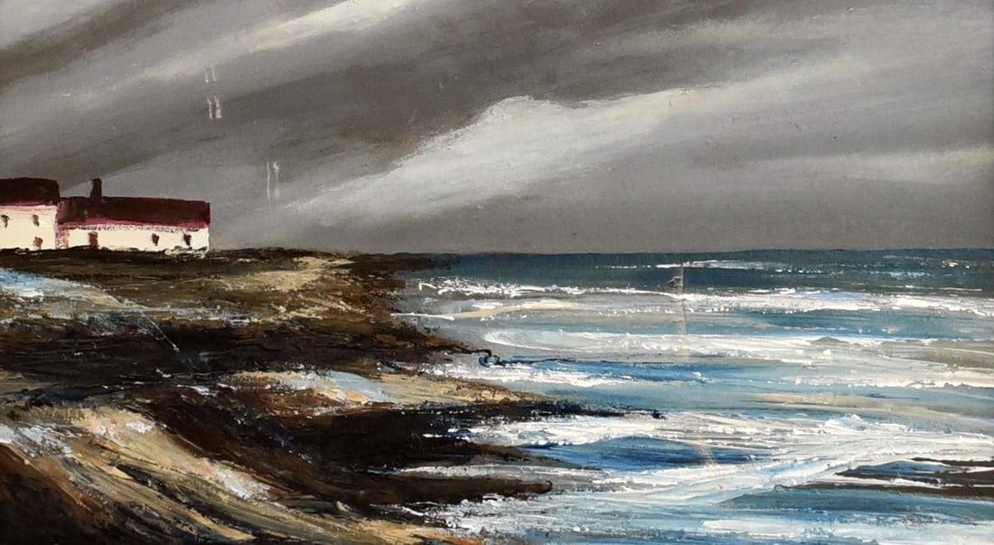 1990s Guardians of the Coast, Oil on Board - 2