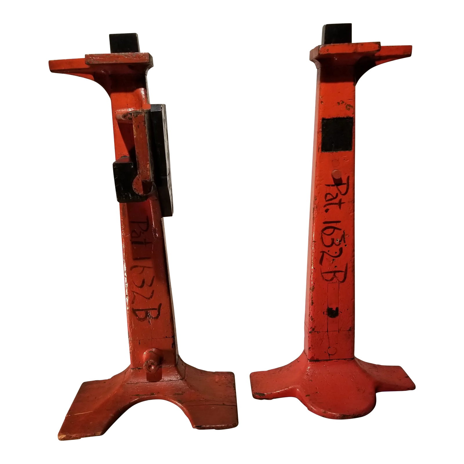 1900s Industrial Foundry Forms - a Pair: Great converstion piece or would make an interesting base for a console table Condition: Alterations: Original Condition Unaltered Imperfections: Some Imperfections Condition Notes: Normal imperfectio