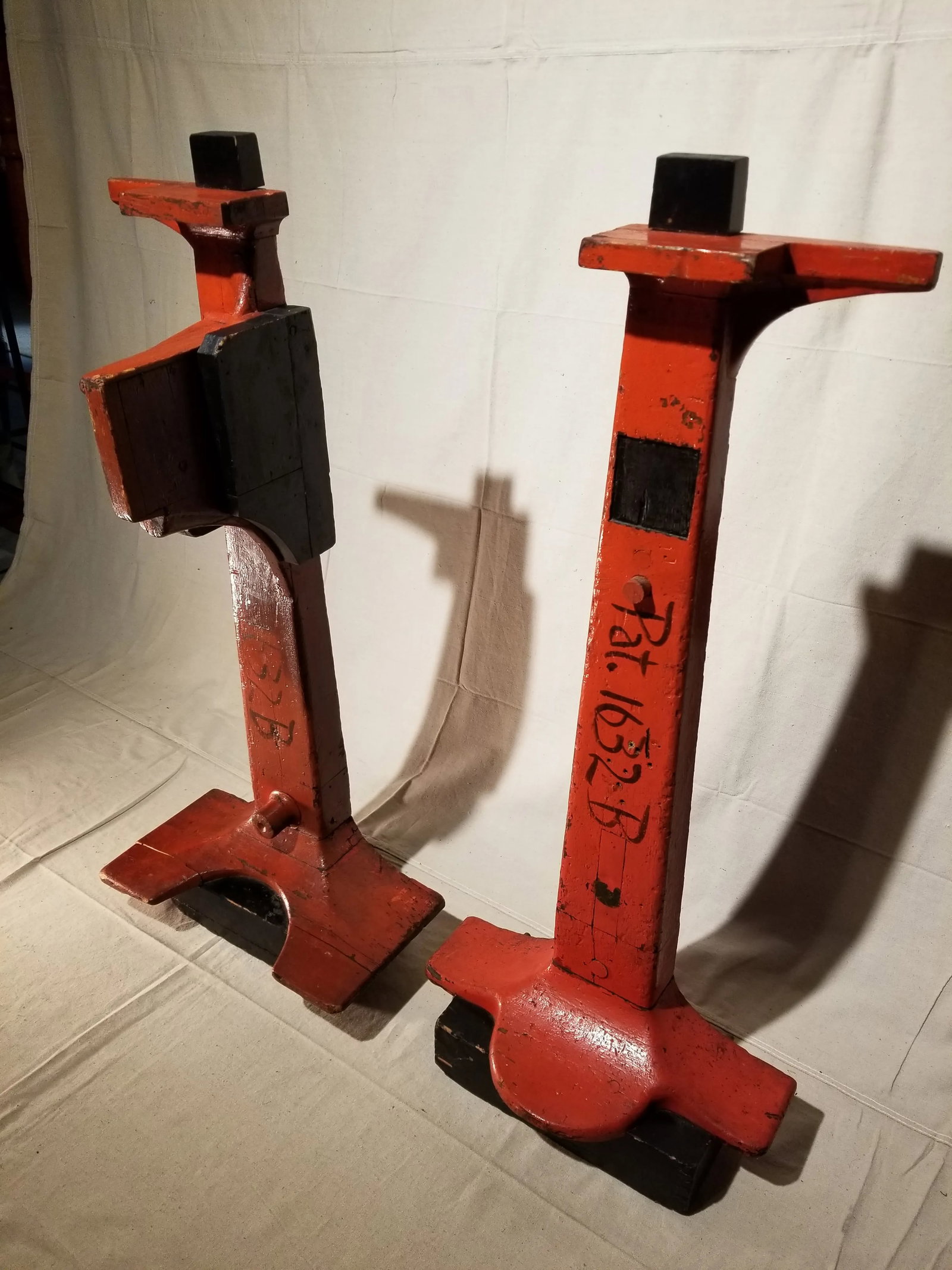 1900s Industrial Foundry Forms - a Pair - 3