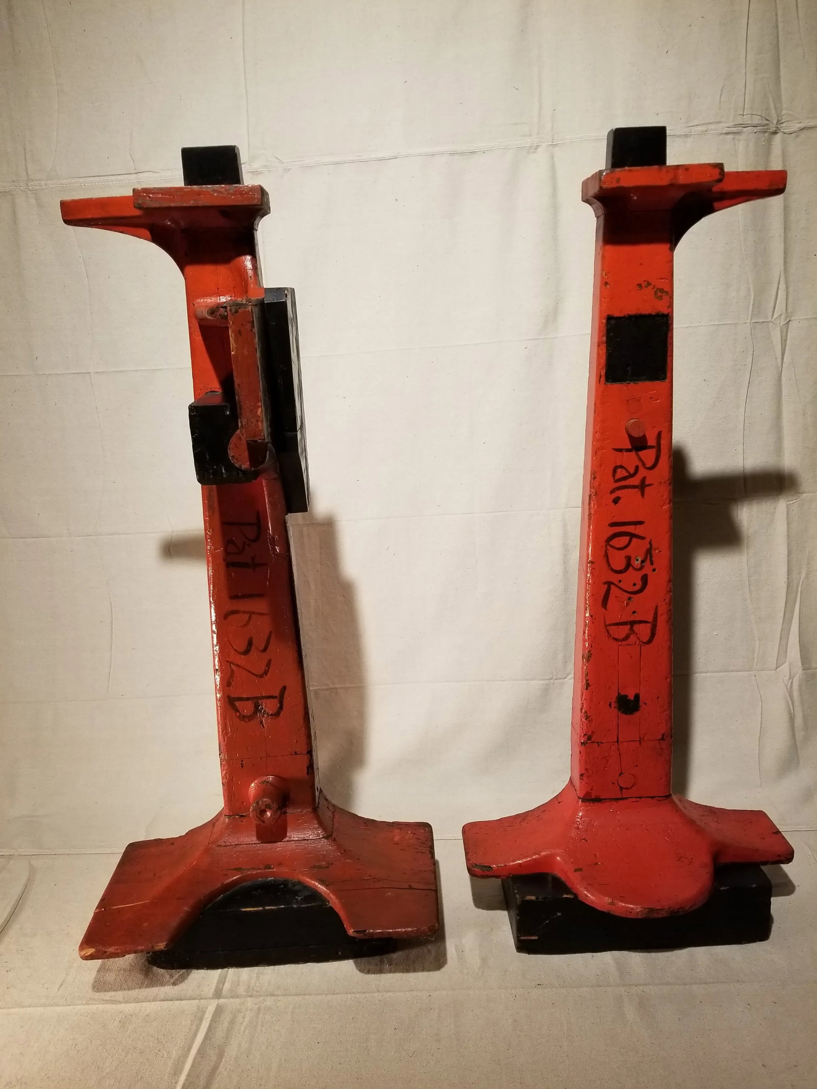 1900s Industrial Foundry Forms - a Pair - 5