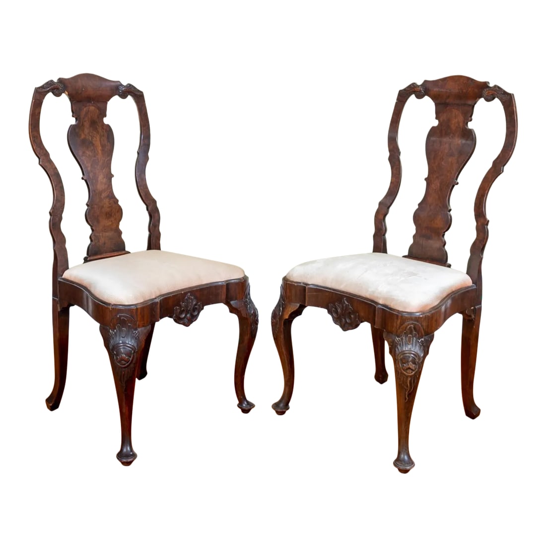 Pair of 18th Century Dutch Rococo Side Chairs (1 of 12)