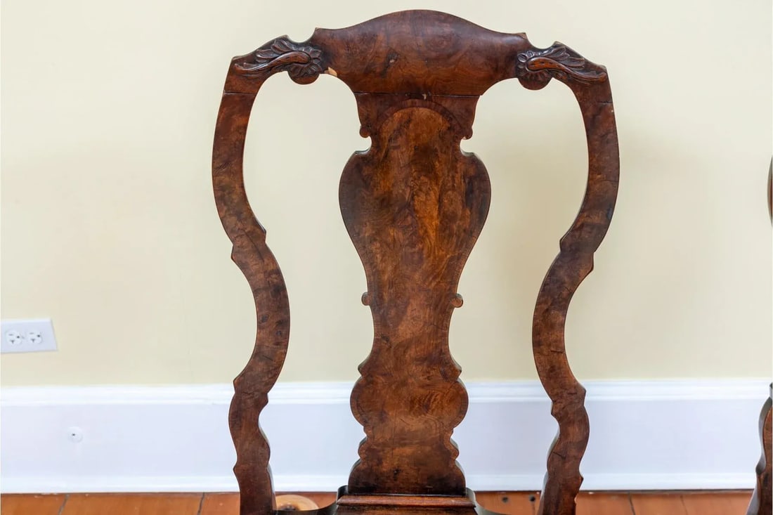Pair of 18th Century Dutch Rococo Side Chairs - 8