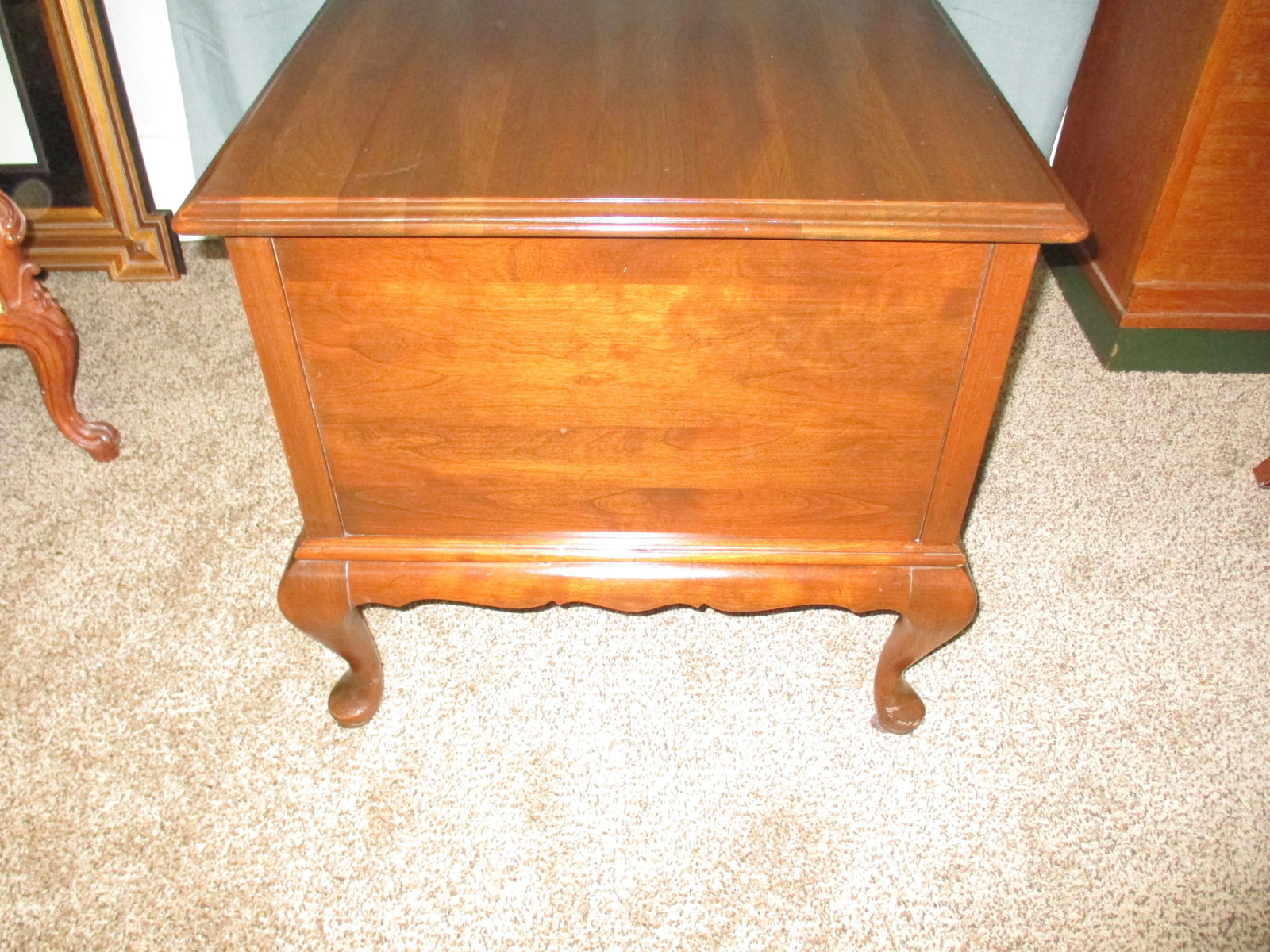 1980s Ethan Allen Georgian Court Square Cherry Cabinet - 5
