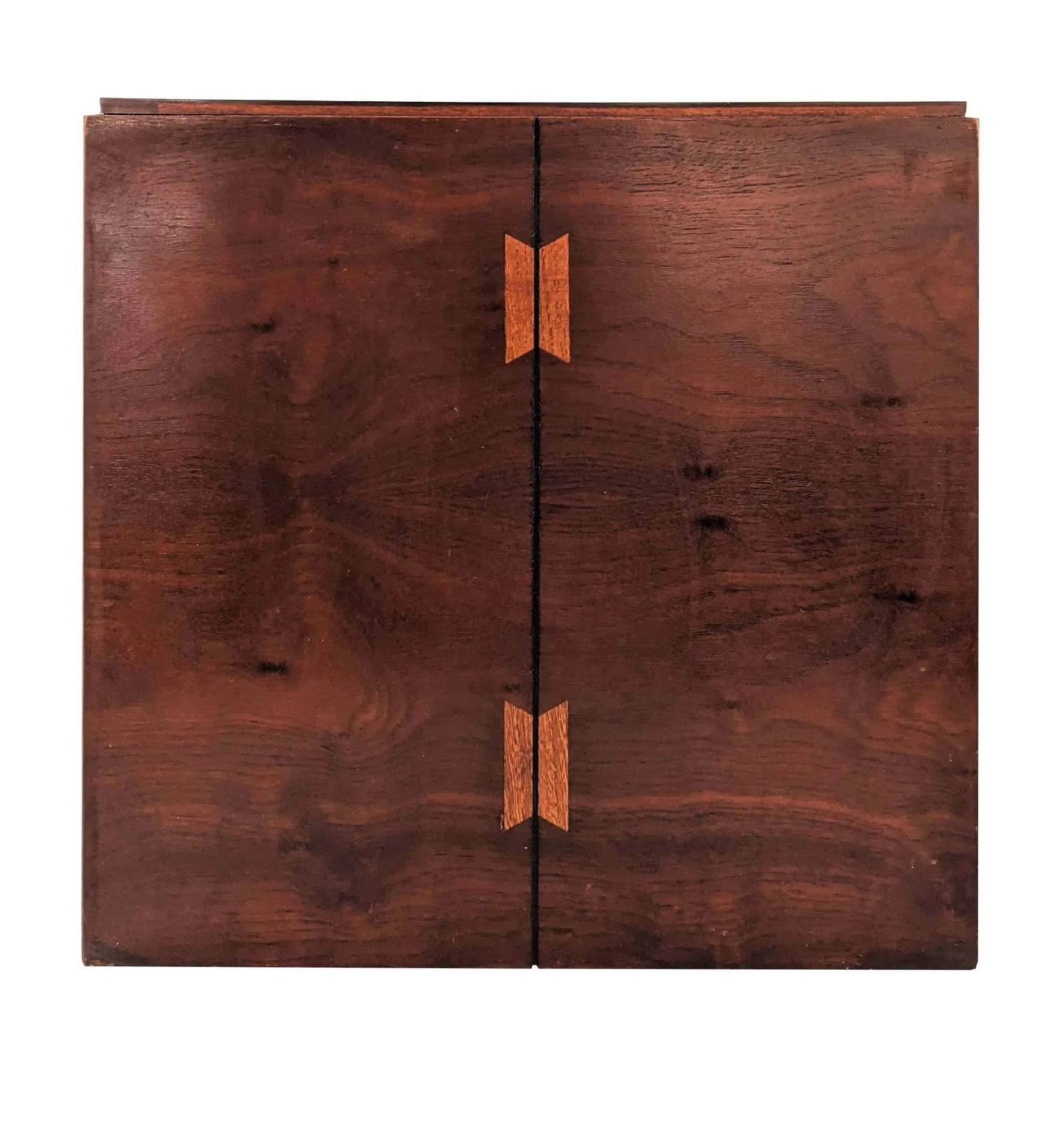 Vintage Set of 4 Modern Walnut Cubes Side Tables by Lane Furniture - 4