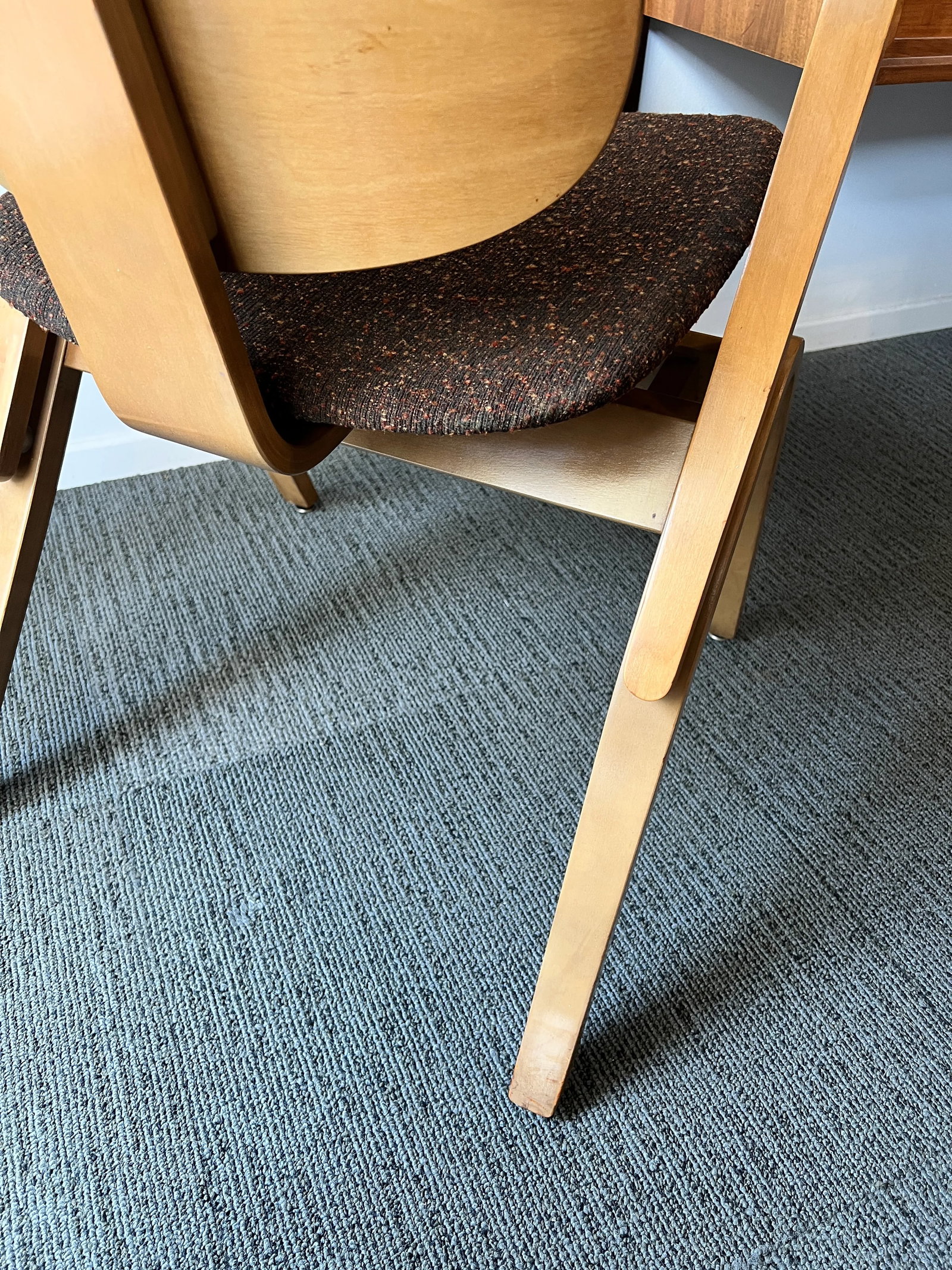 1950s Bent Plywood Chair by Joe Atkinson for Thonet - 10
