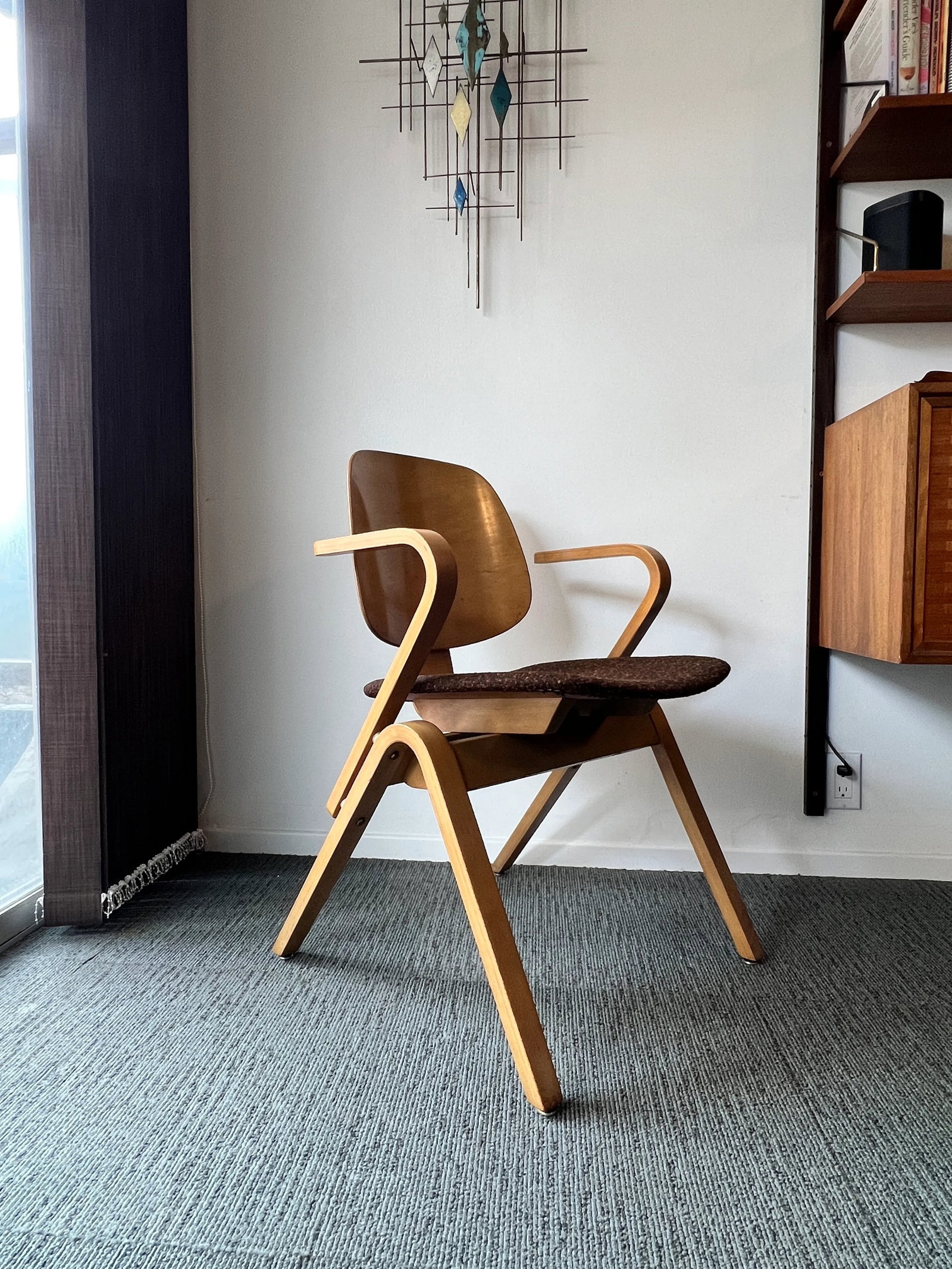 1950s Bent Plywood Chair by Joe Atkinson for Thonet - 13