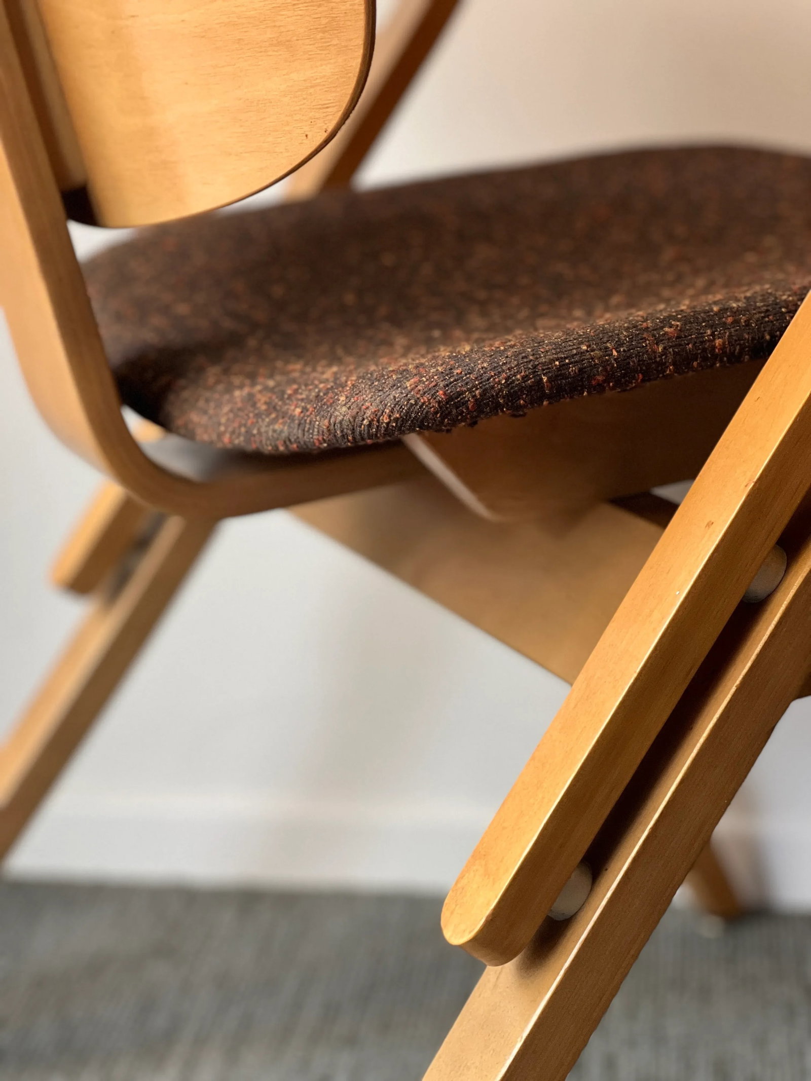 1950s Bent Plywood Chair by Joe Atkinson for Thonet - 6