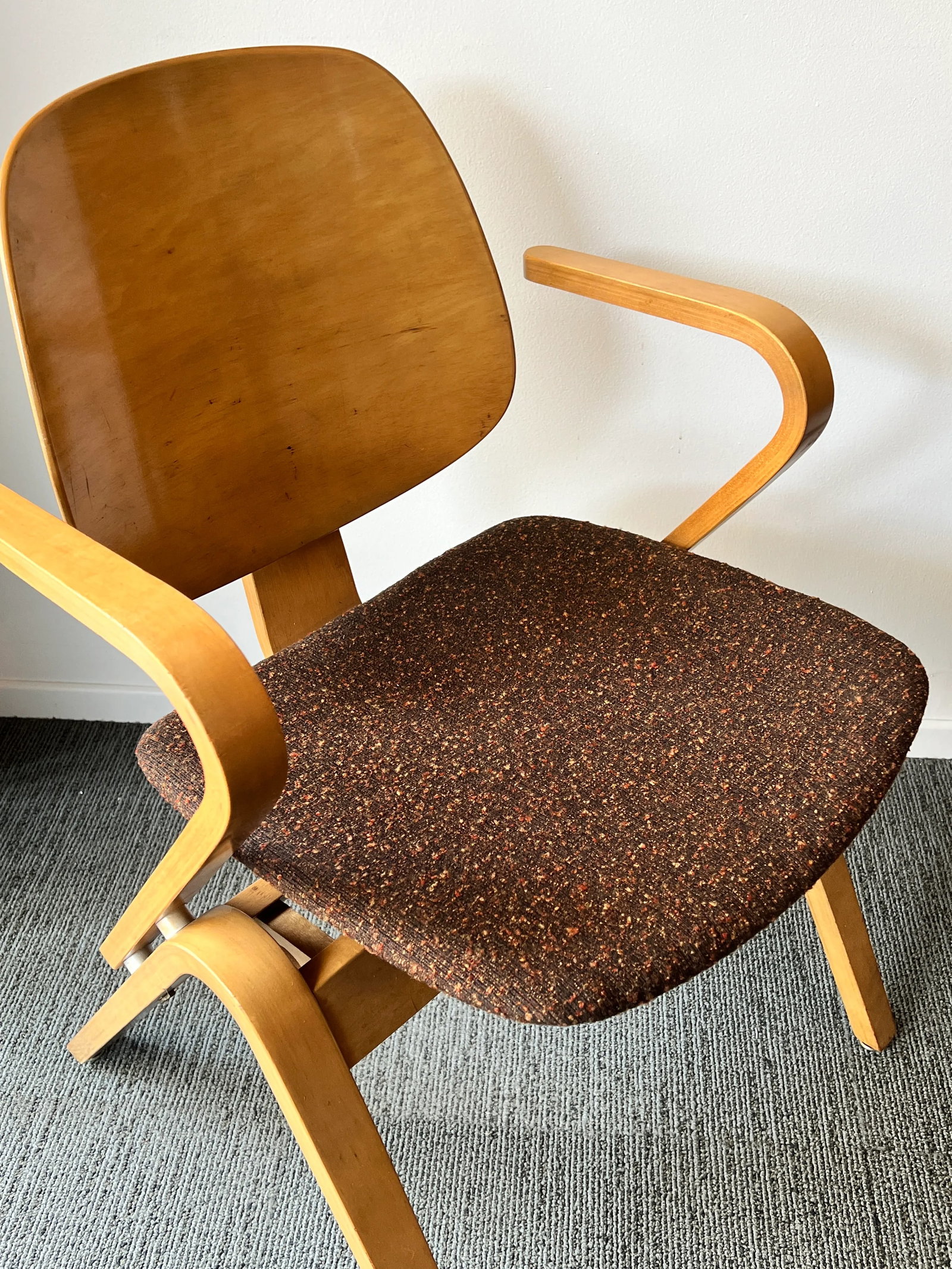 1950s Bent Plywood Chair by Joe Atkinson for Thonet - 8