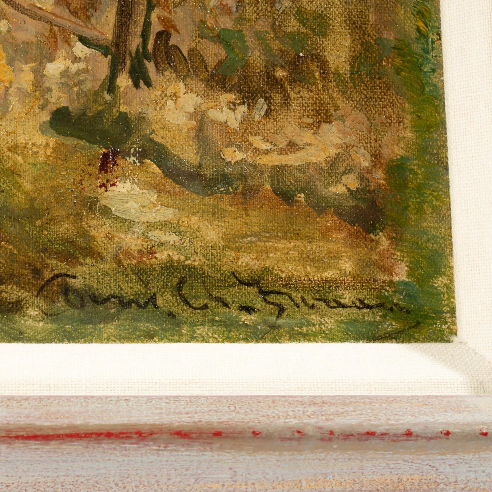 1930s American School Landscape Oil Painting Cornelius Christian Zwaan, Framed - 2
