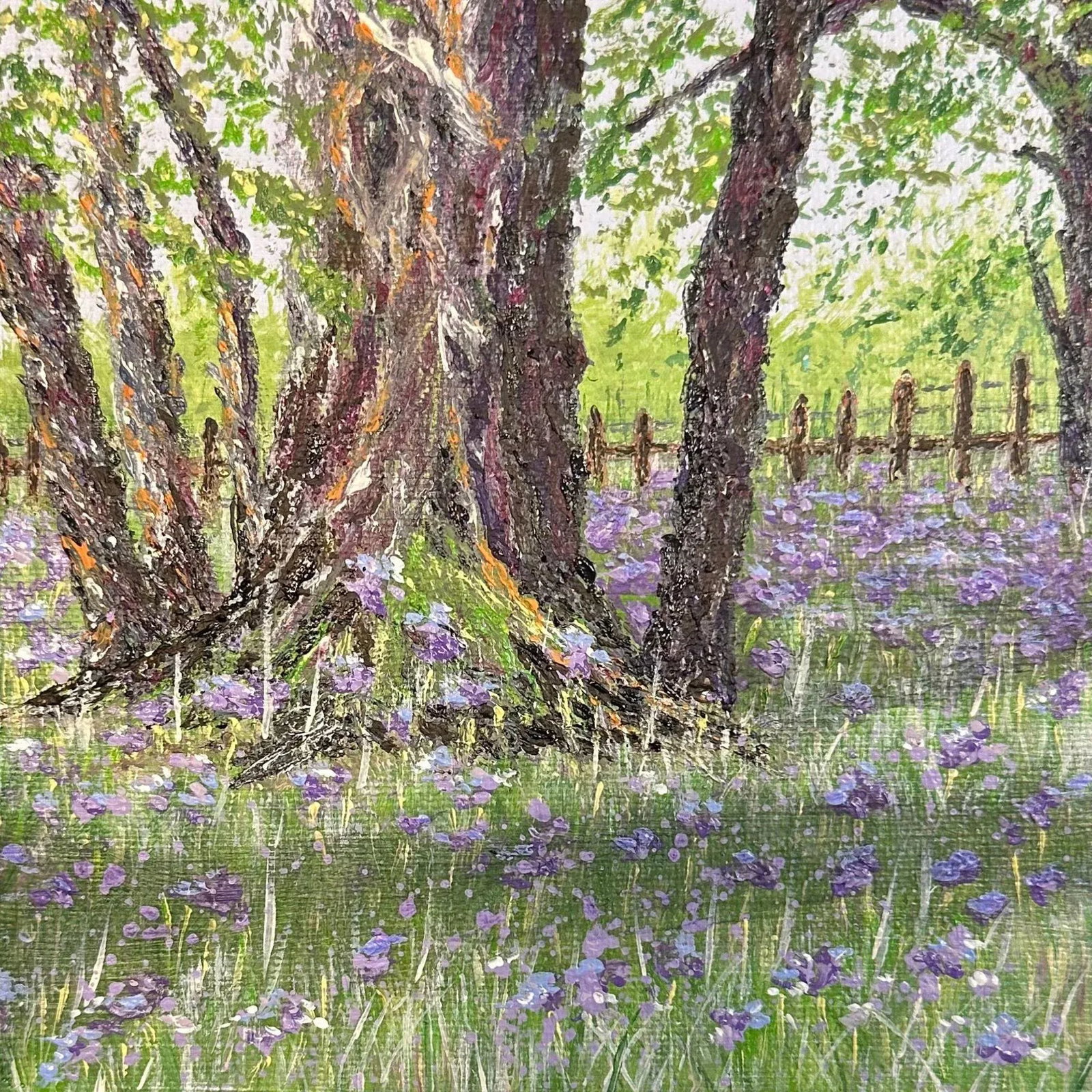 "Beauty Is Everywhere" Contemporary Original Impressionist Style Landscape Painting by Deb Bossert - 3
