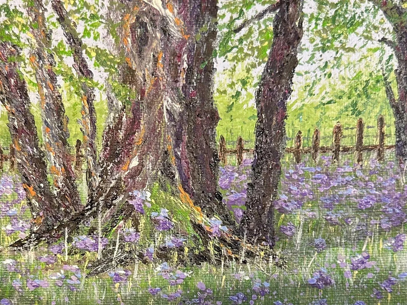 "Beauty Is Everywhere" Contemporary Original Impressionist Style Landscape Painting by Deb Bossert - 4