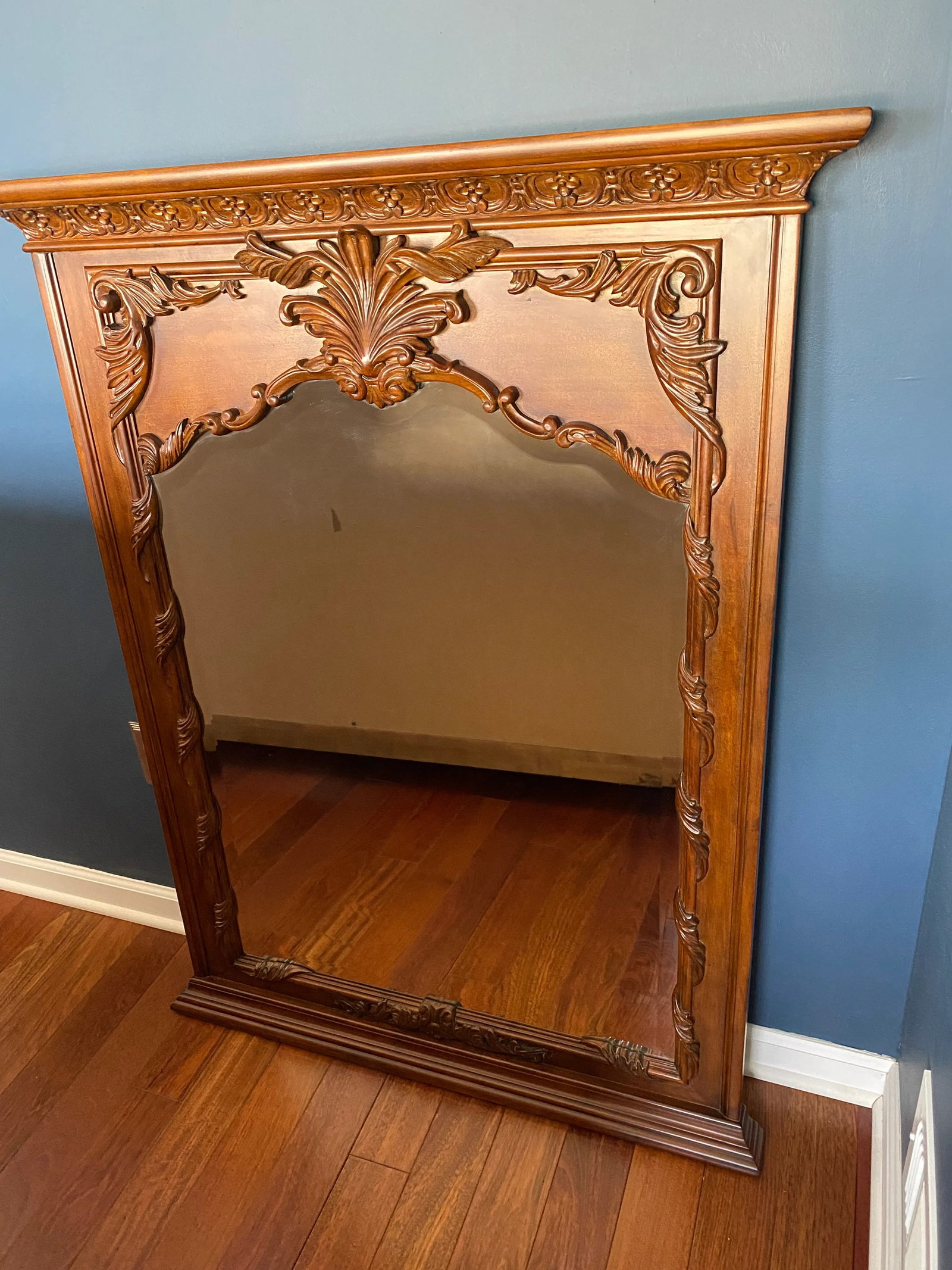 2000s American Drew Console Wall Mirror - 2