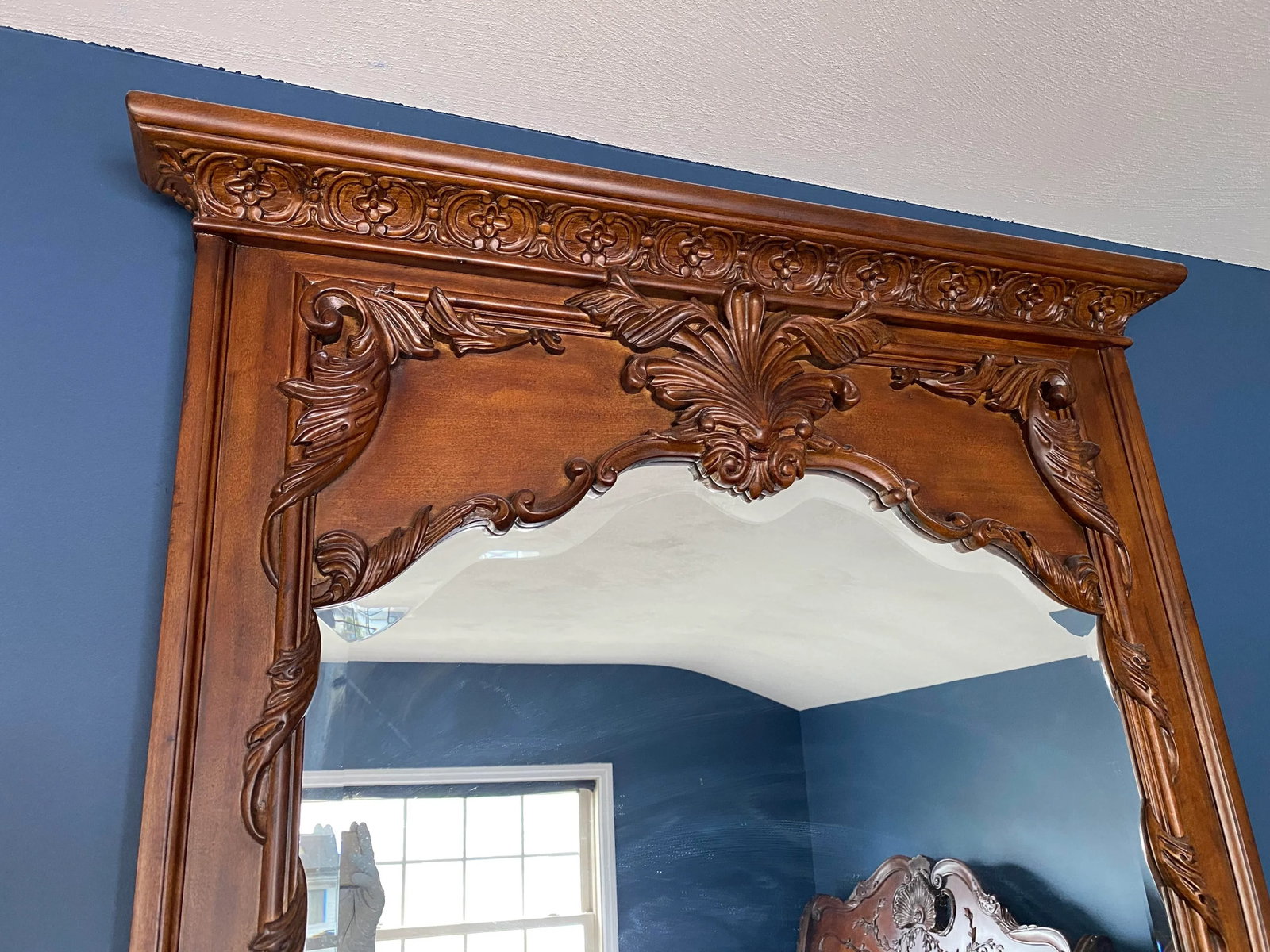 2000s American Drew Console Wall Mirror - 8