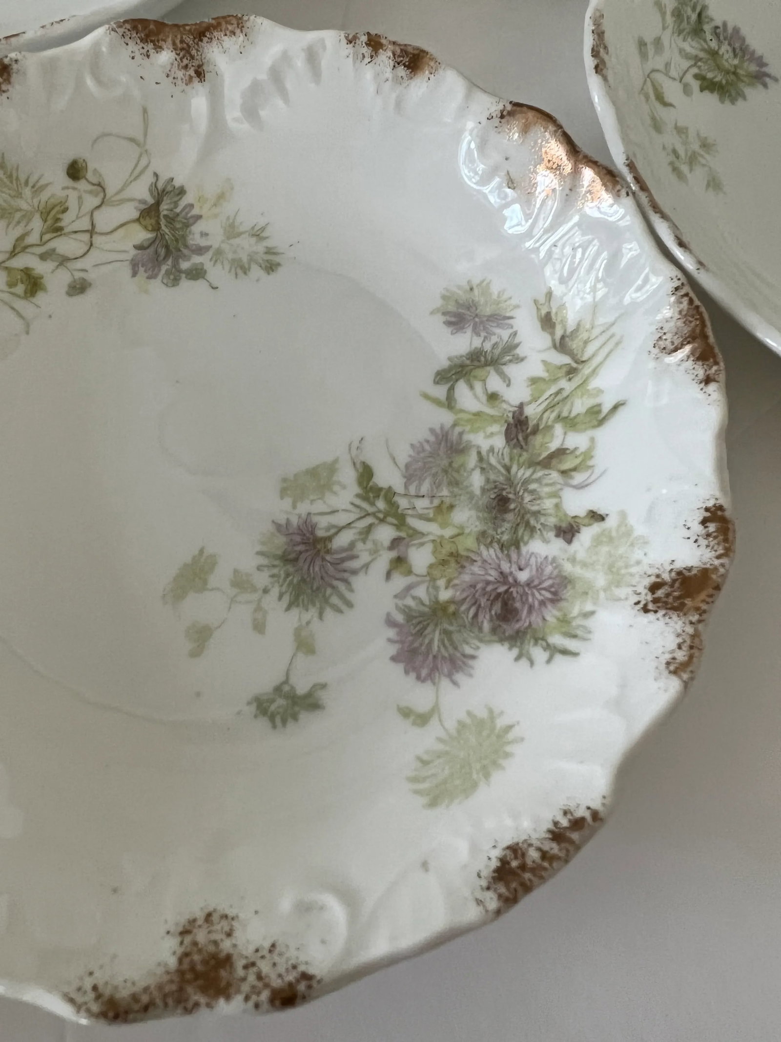 Porcelain Floral Berry Set - Set of 10 - 6