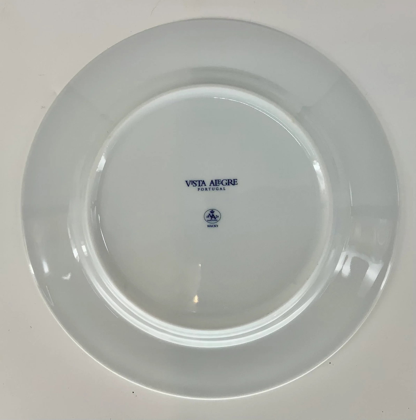 Set of 8 Vista Alegre Portugal " Wacky" Porcelain Lunch or Desert Plates - 4