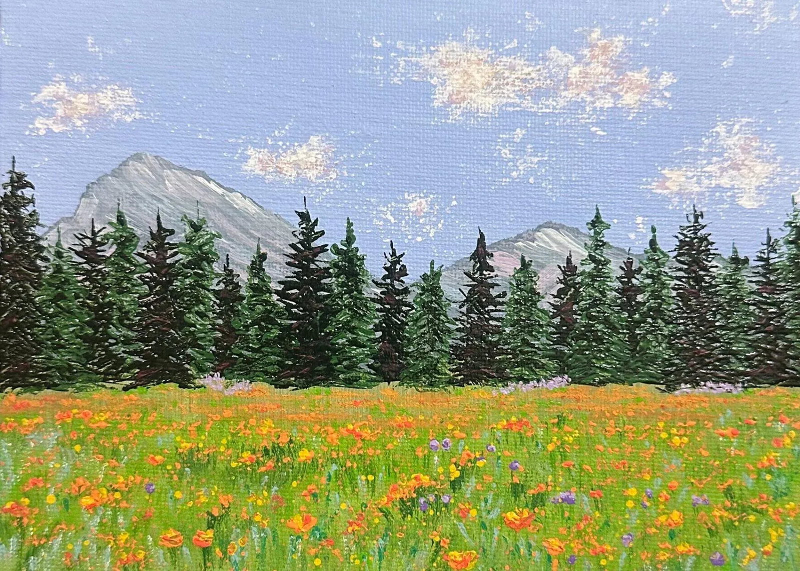 "A Summer Day" Contemporary Original Impressionist Style Landscape Painting by Deb Bossert - 2