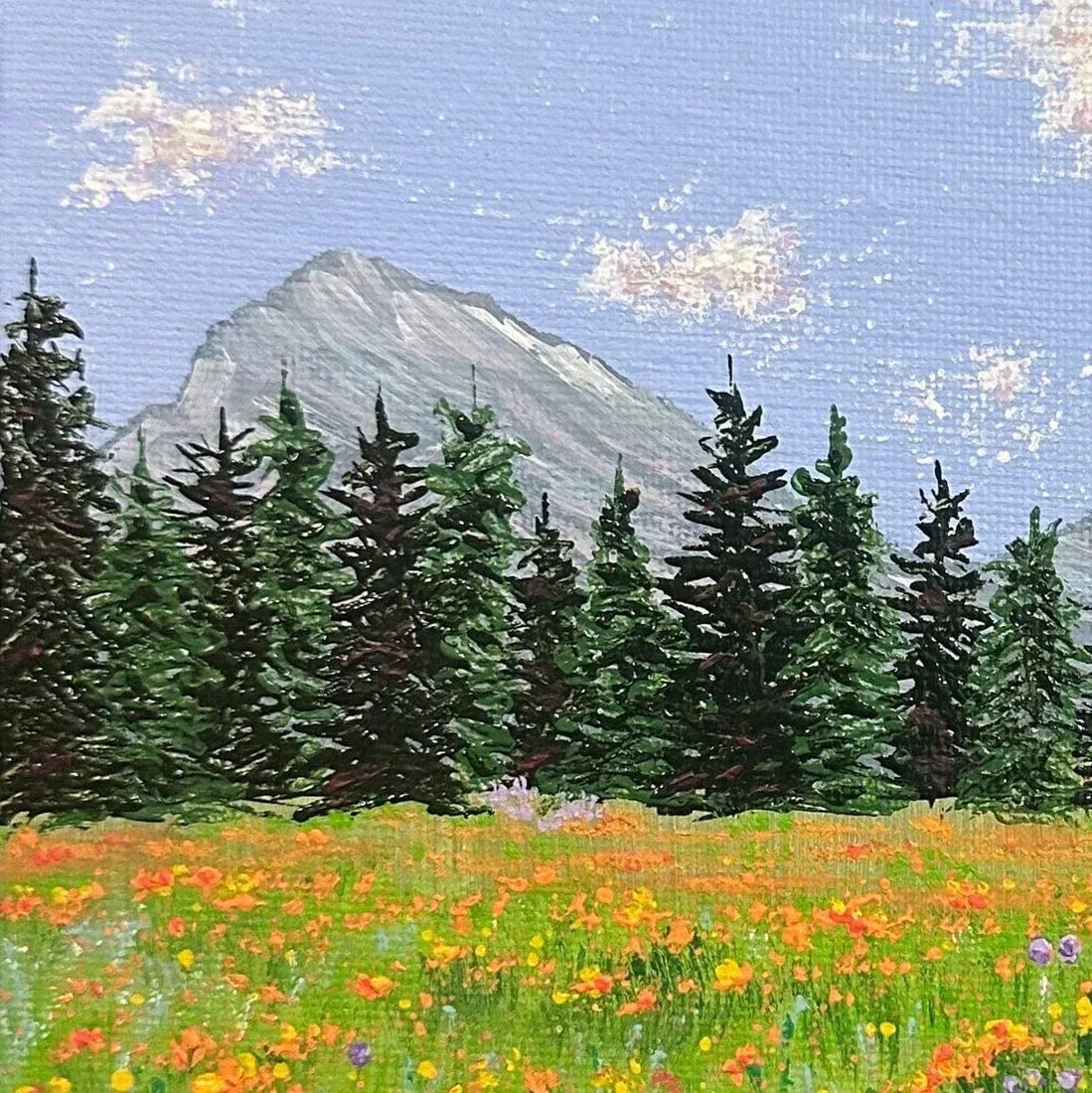 "A Summer Day" Contemporary Original Impressionist Style Landscape Painting by Deb Bossert - 3