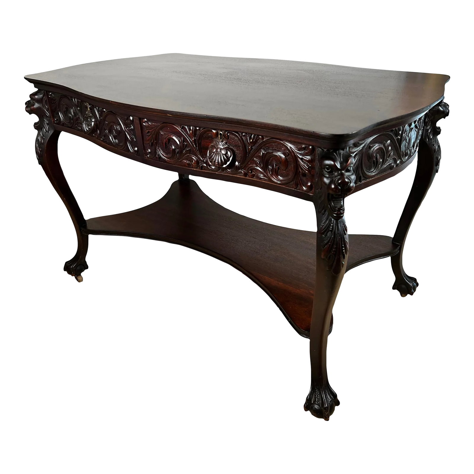Antique C 1900 Rj Horner Style Dragon Desk (1 of 12)