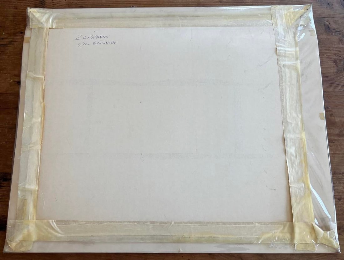 Giorgio Zennaro Vintage Abstract Silkscreen, Signed - 8