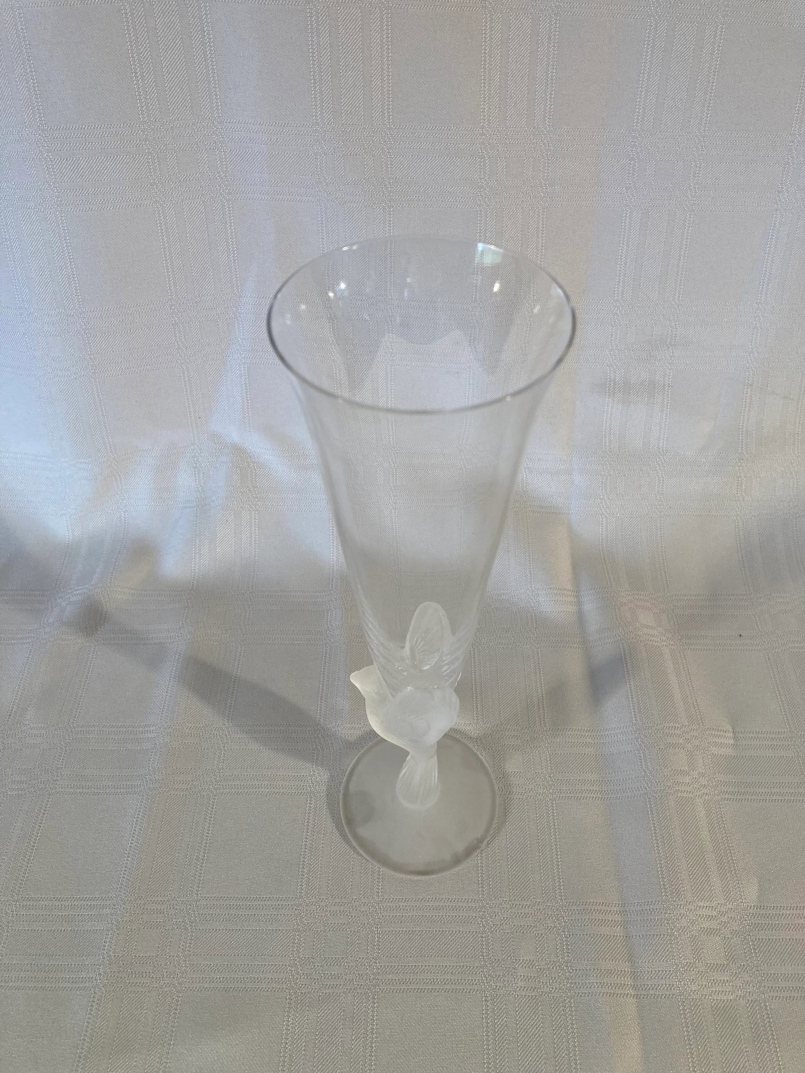 Vintage Fluted Champagne Wings Clear by Sasaki - Set of 4 - 5